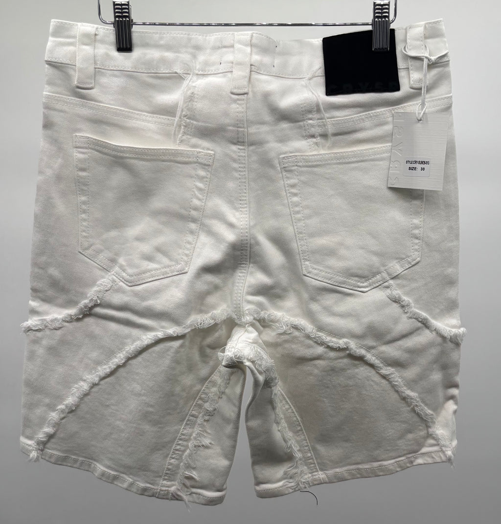 Crysp Rigged Shorts White