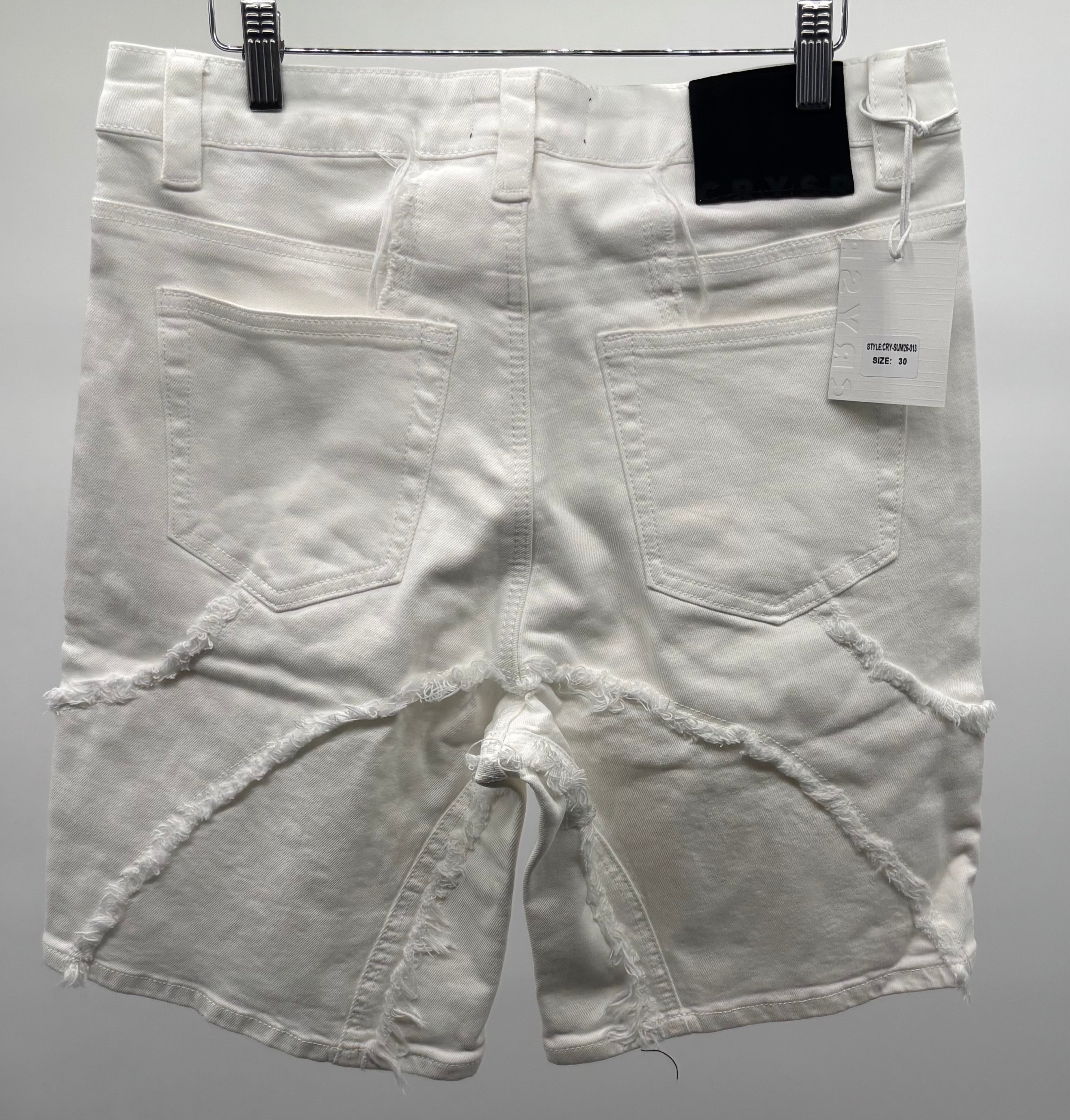 Crysp Rigged Shorts White