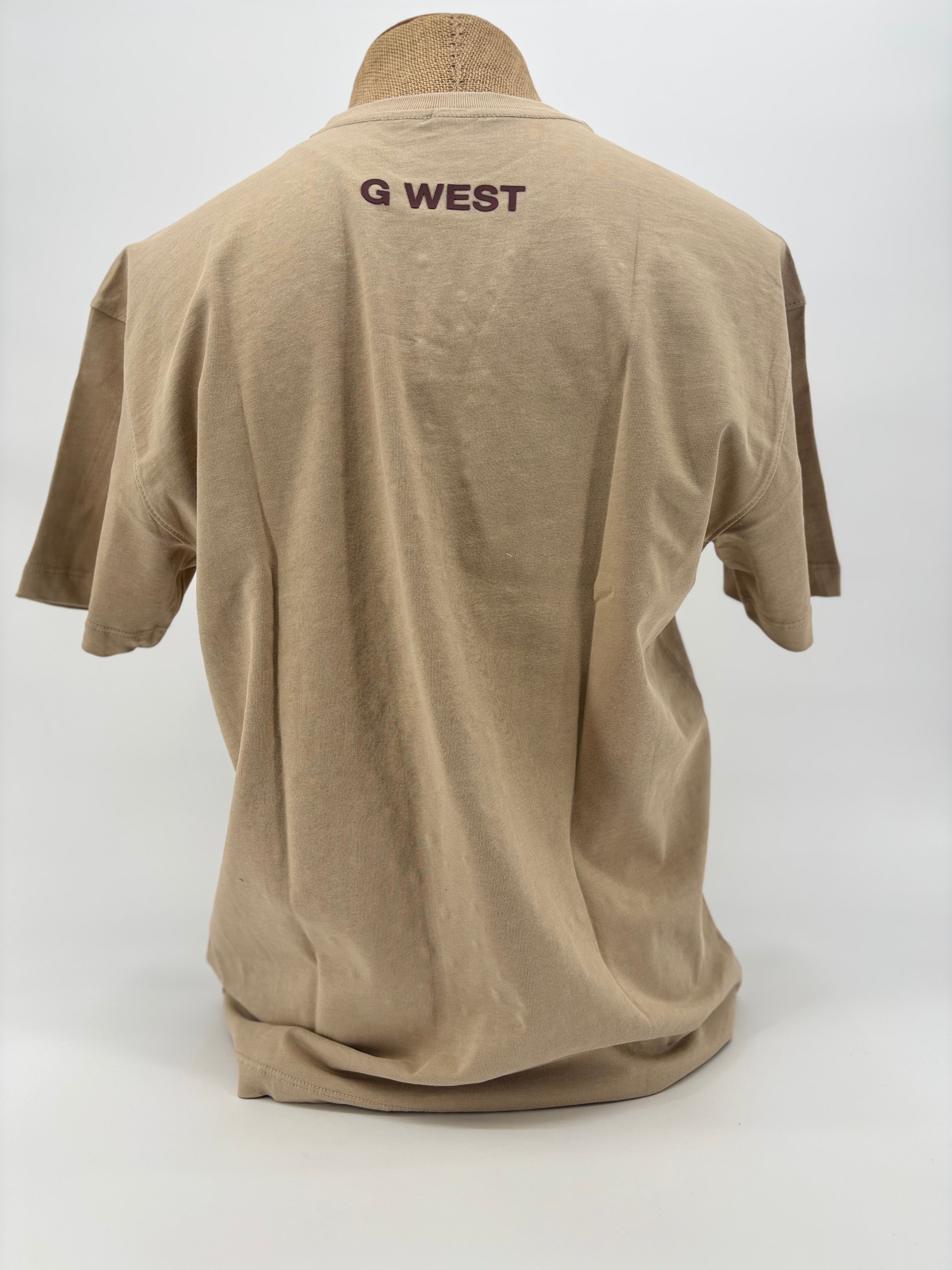 GWest Smoking Alien Tee Almond
