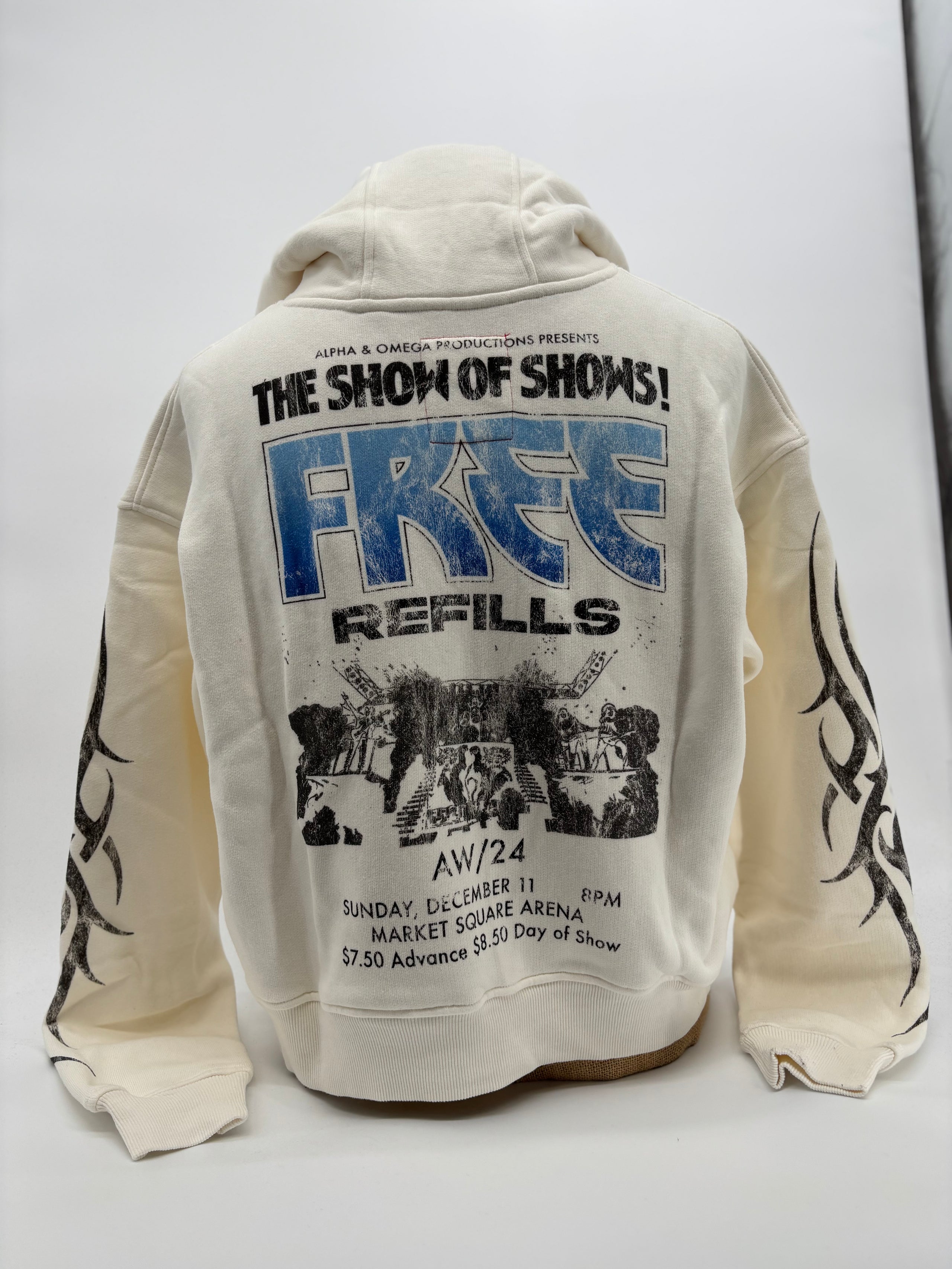 FR Kiss Hoodie Off Wht