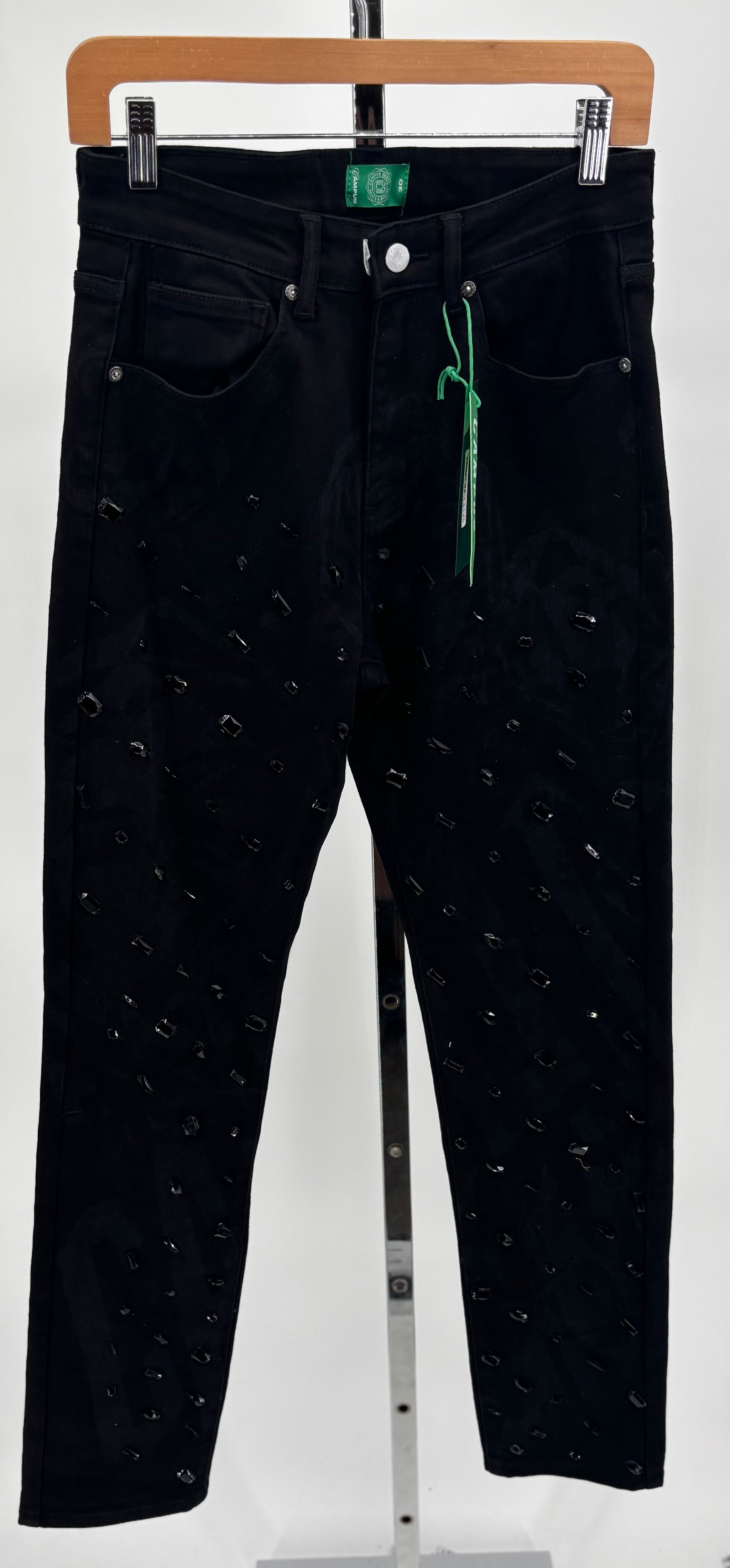 Campus Broken Web Denim Blk