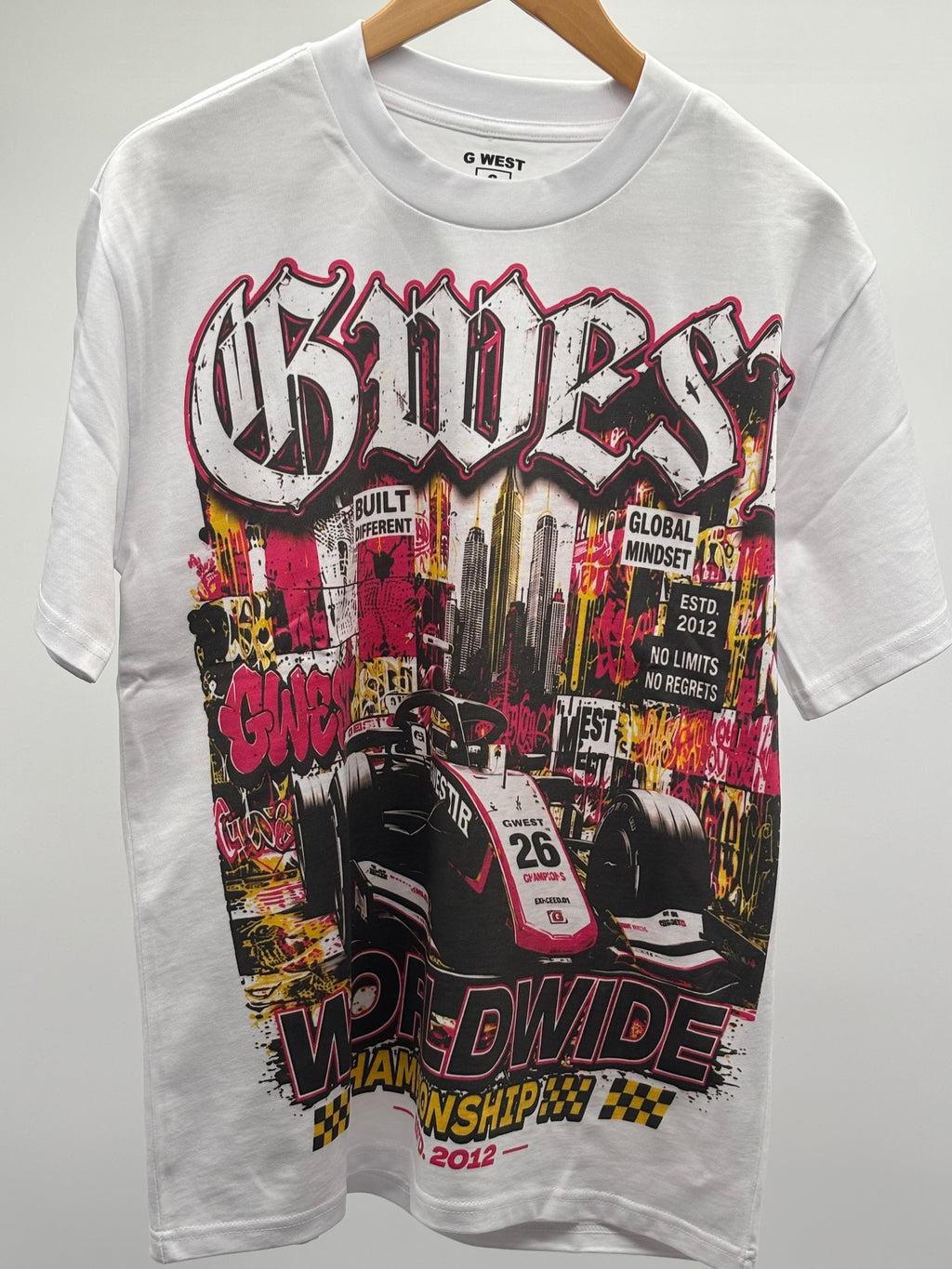 G West Worldwide Championship Tee White