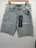 Valabasas Scrape Jorts Lt Blue Wash