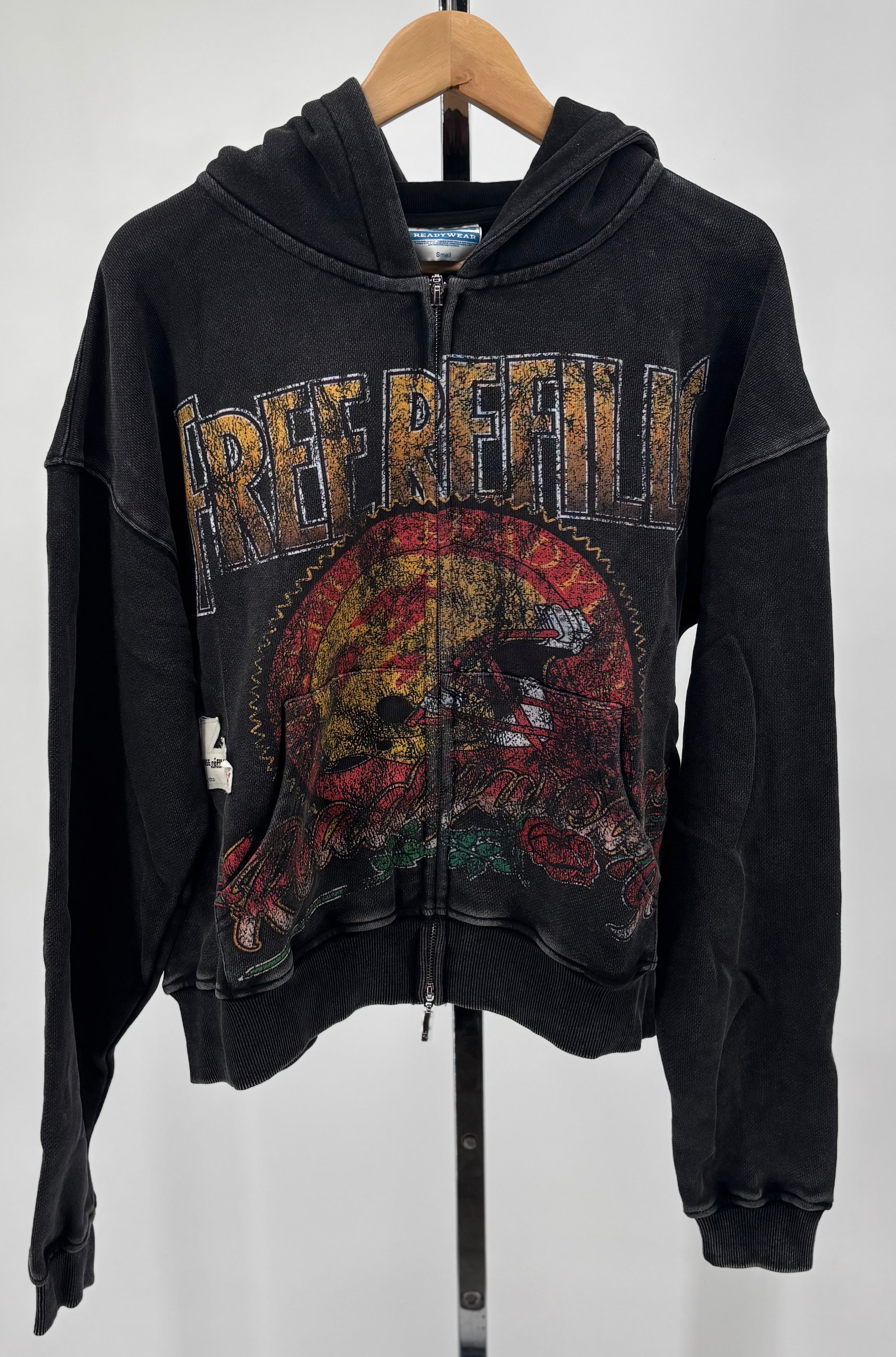 FR Rose Bowl Hoodie Vntg Blk