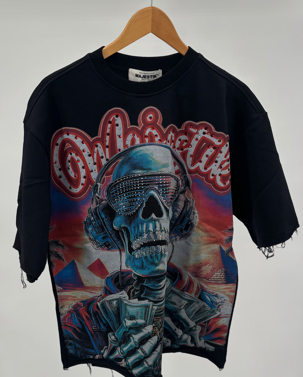 Majestic Cash On Hand Tee Blk