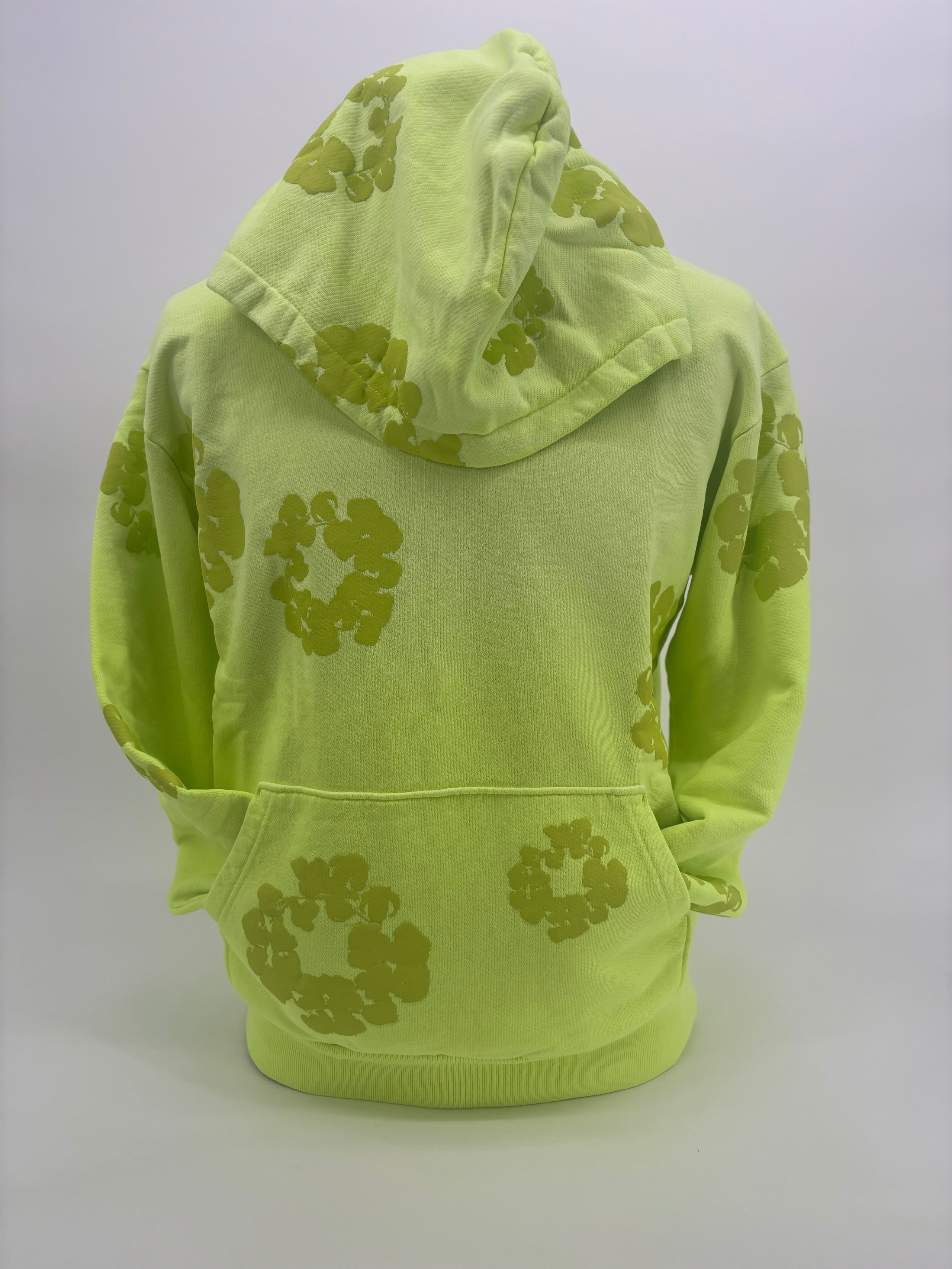 Denim Tears Mono Wreath Hoodie Neon