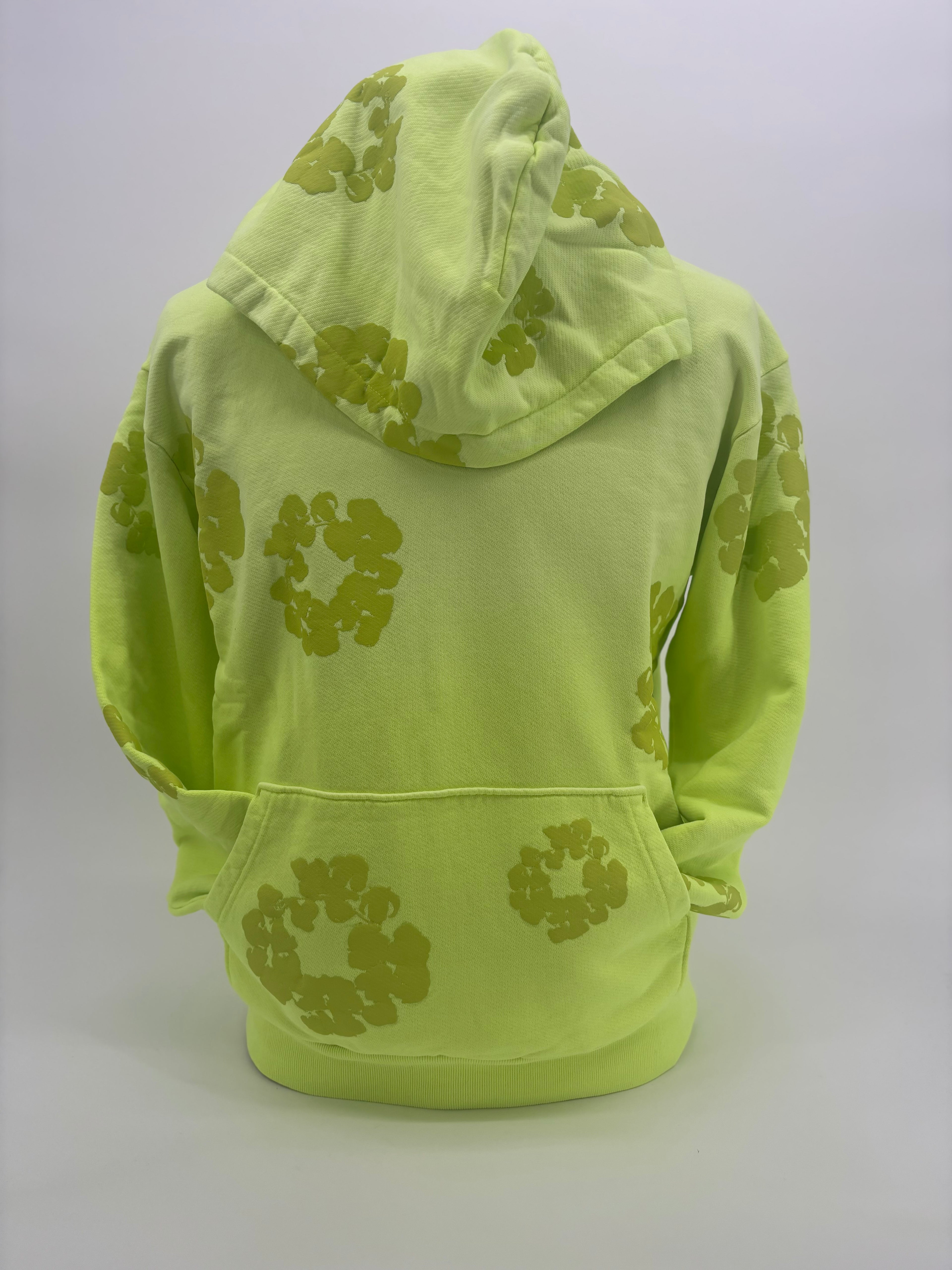 Denim Tears Mono Wreath Hoodie Neon