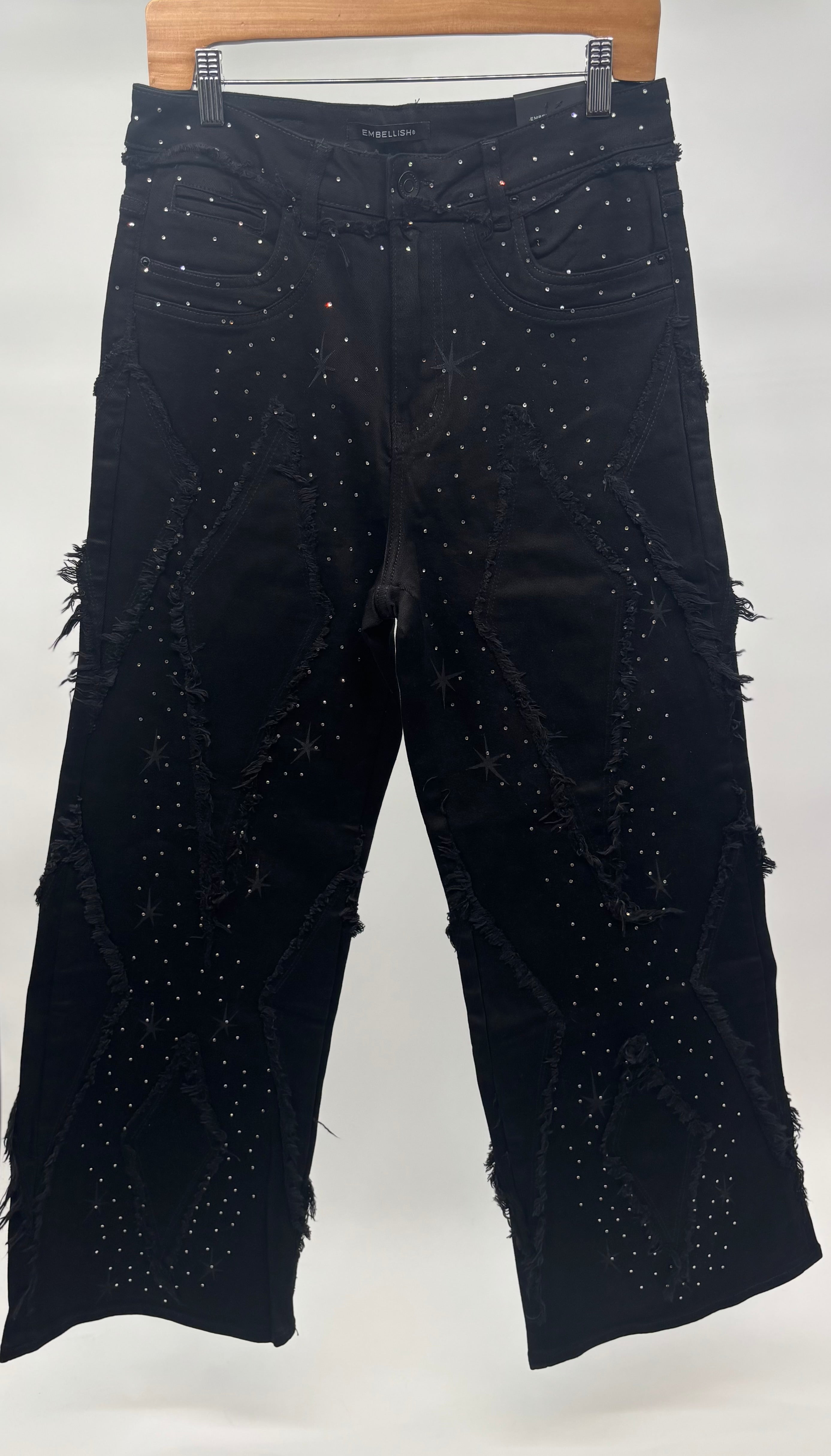 EMB Icon Baggy Denim Blk