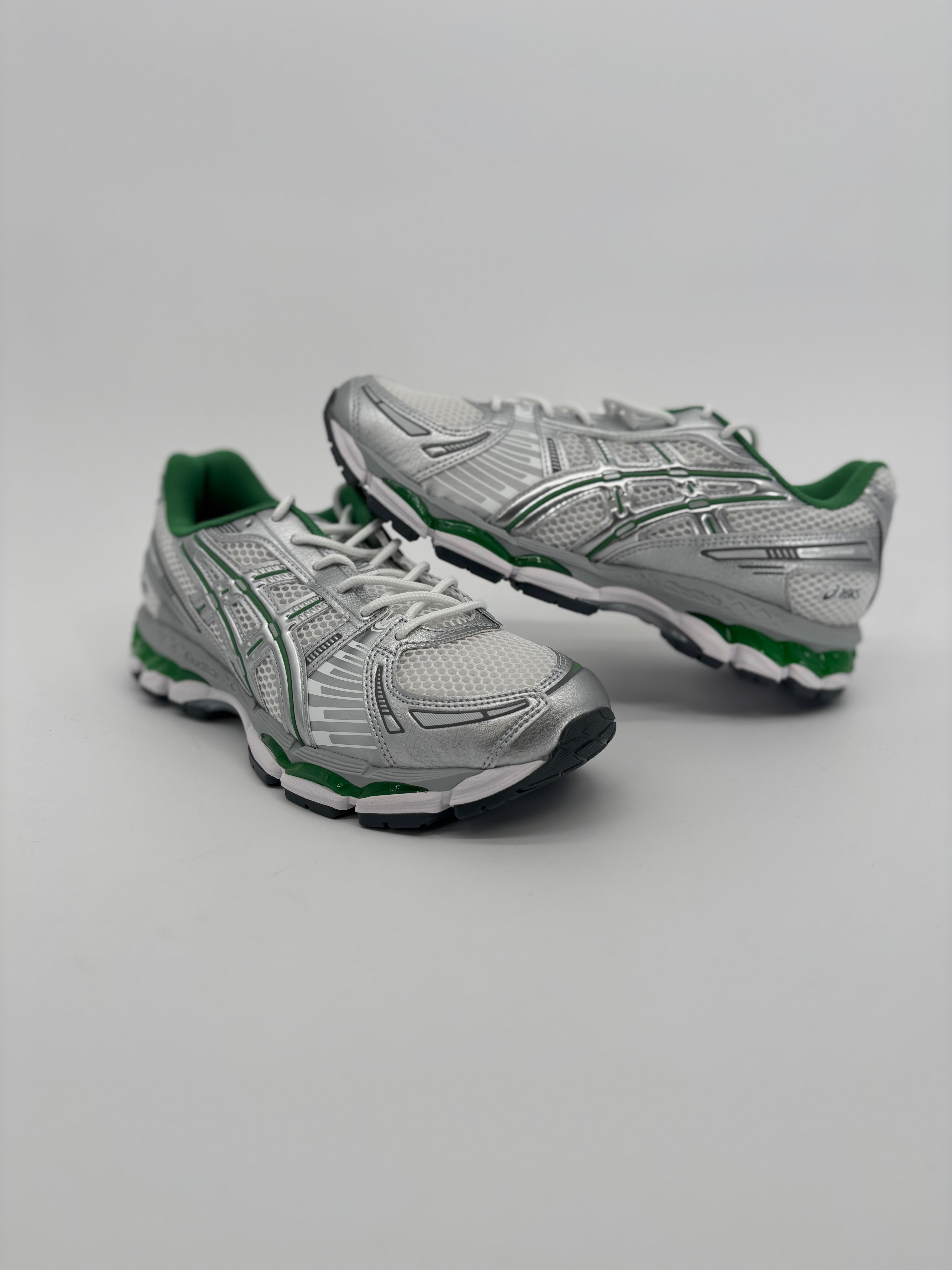 Asics White Green Pure Silver