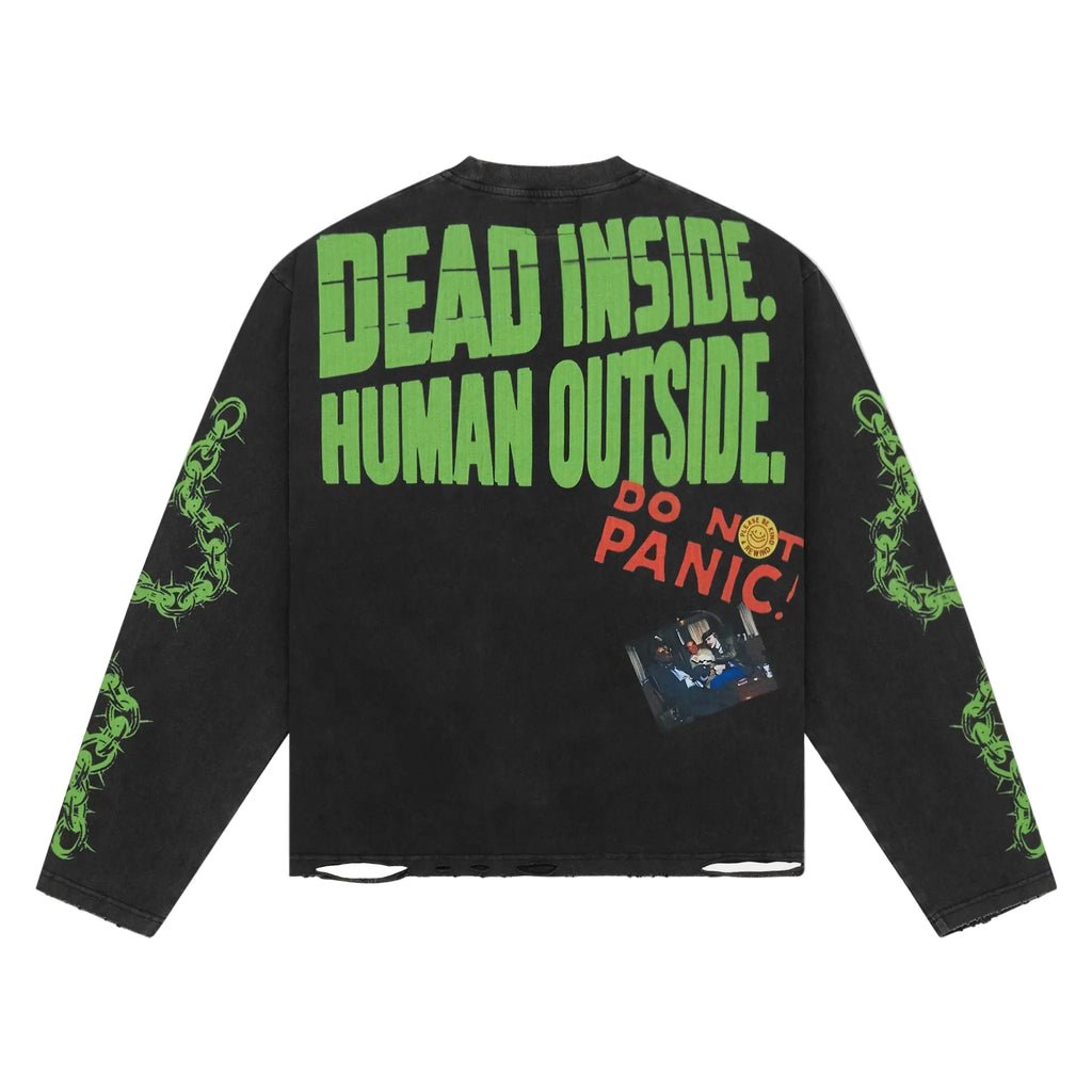 All Human American Psychos LS Blk Wash