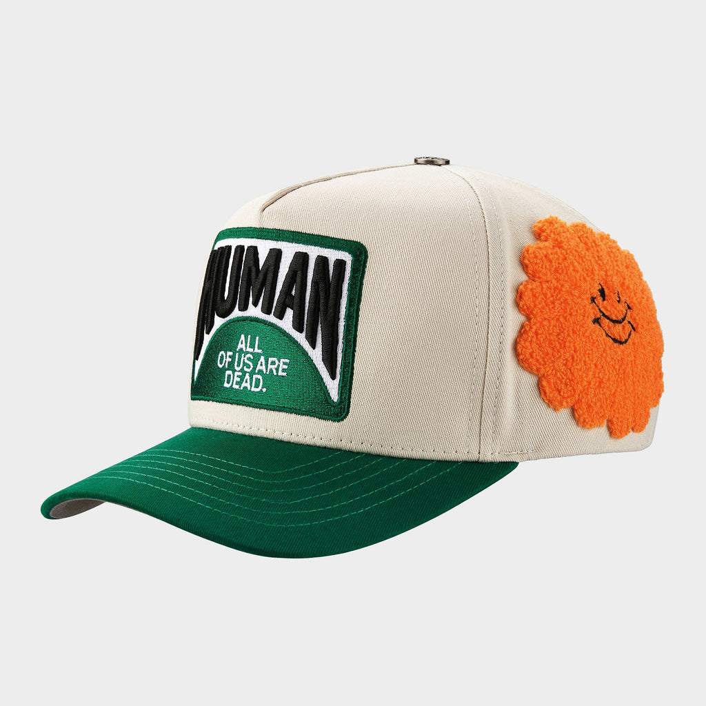 All Human Coronao V2 Hat Tan Green