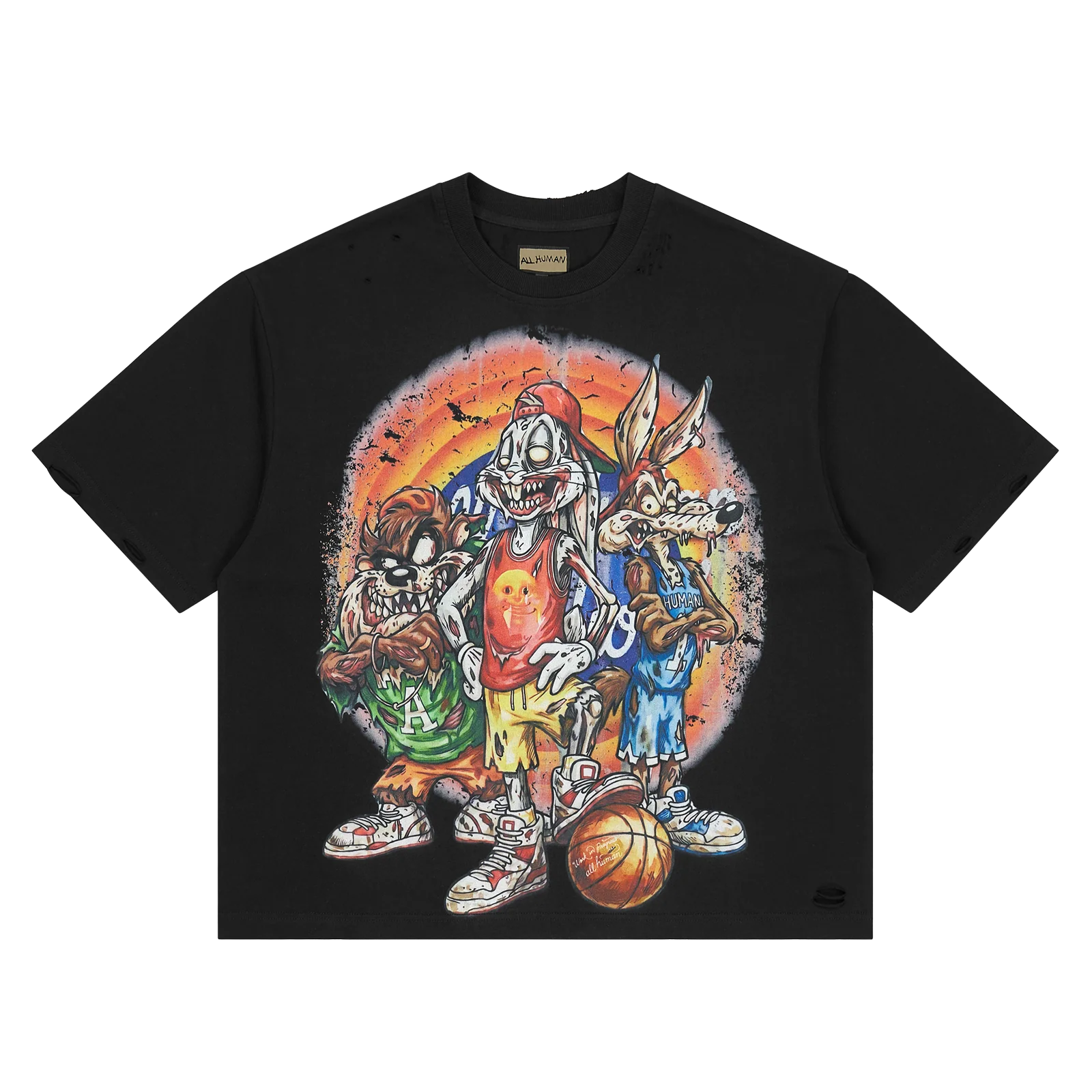 All Human Like Mike Tee Blk