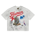 All Human Love/Hate Me Tee Wht