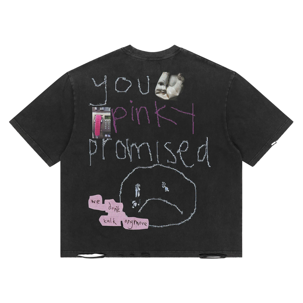 All Human Lithium Tee Blk Wash