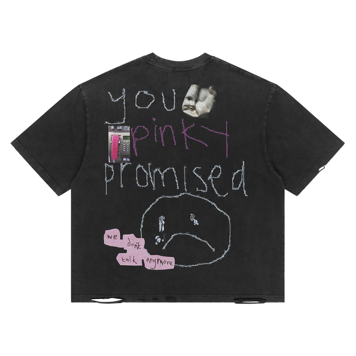 All Human Lithium Tee Blk Wash