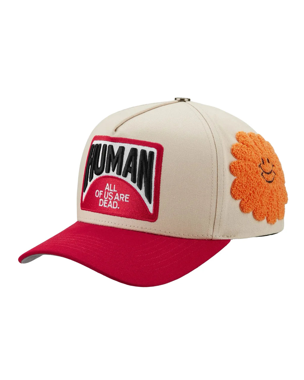 All Human EBT Hat Cream Red