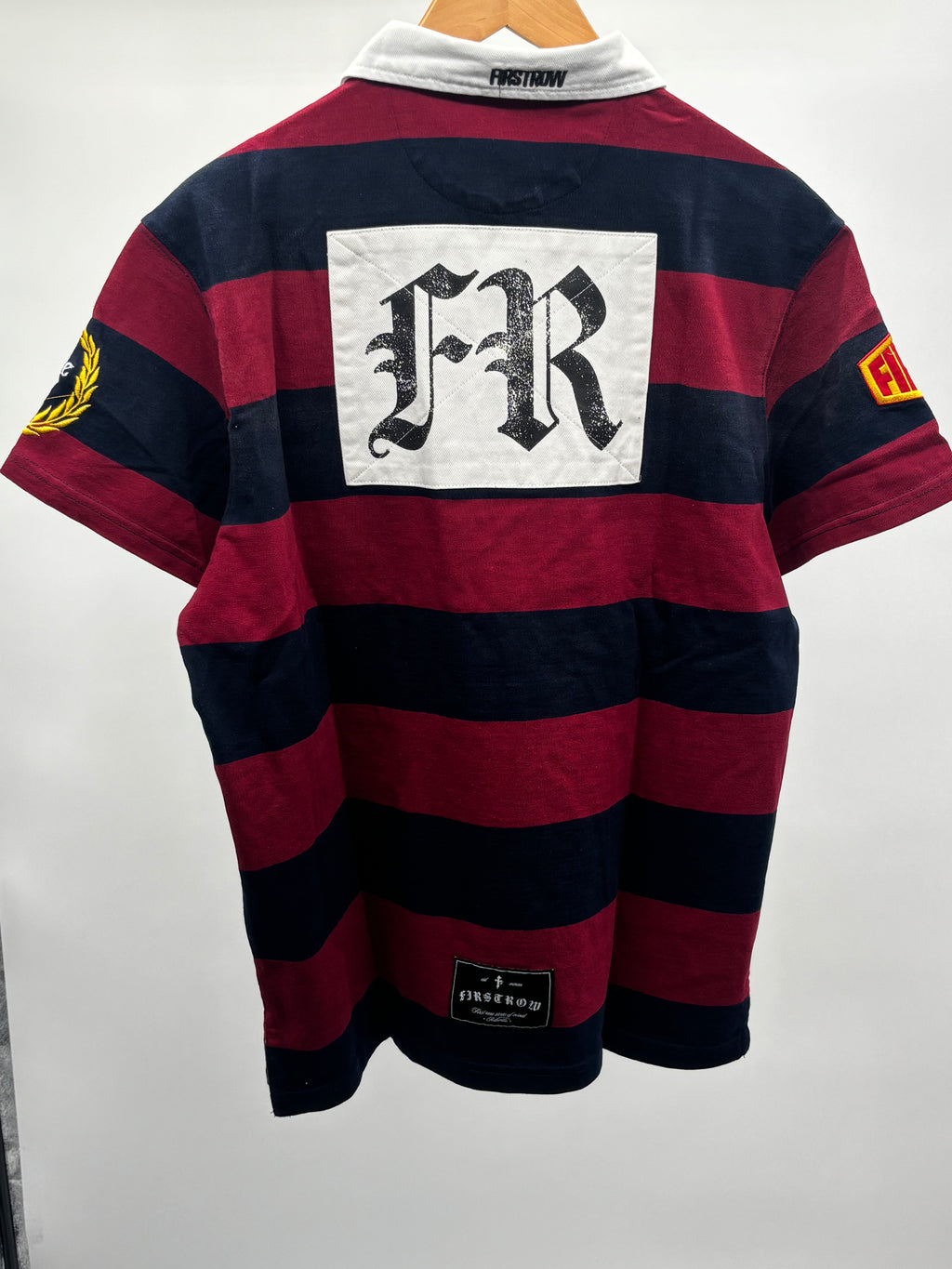 First Row Rugby Polo Burgundy