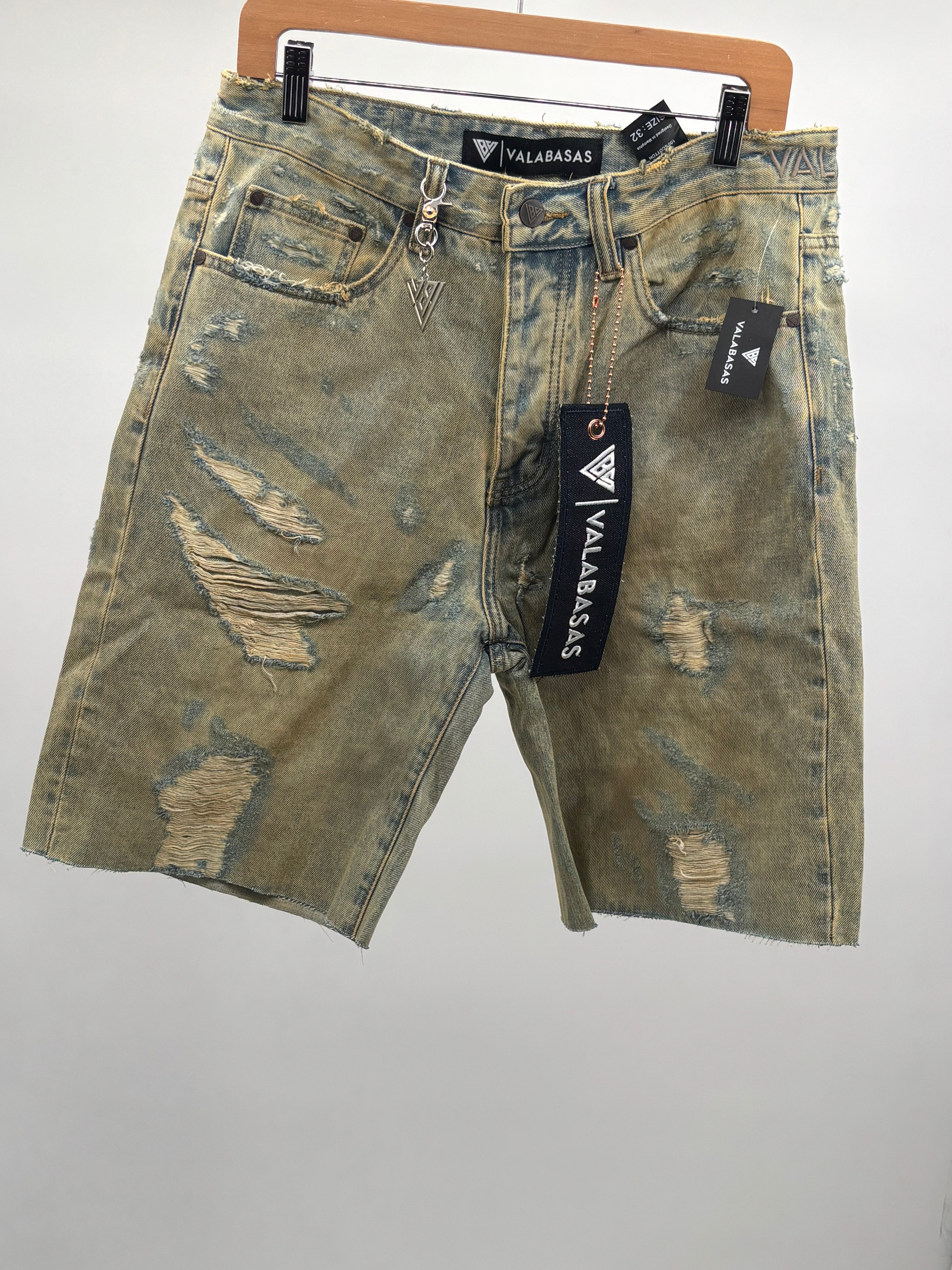 Valabasas Compass Jorts Vntg Wash