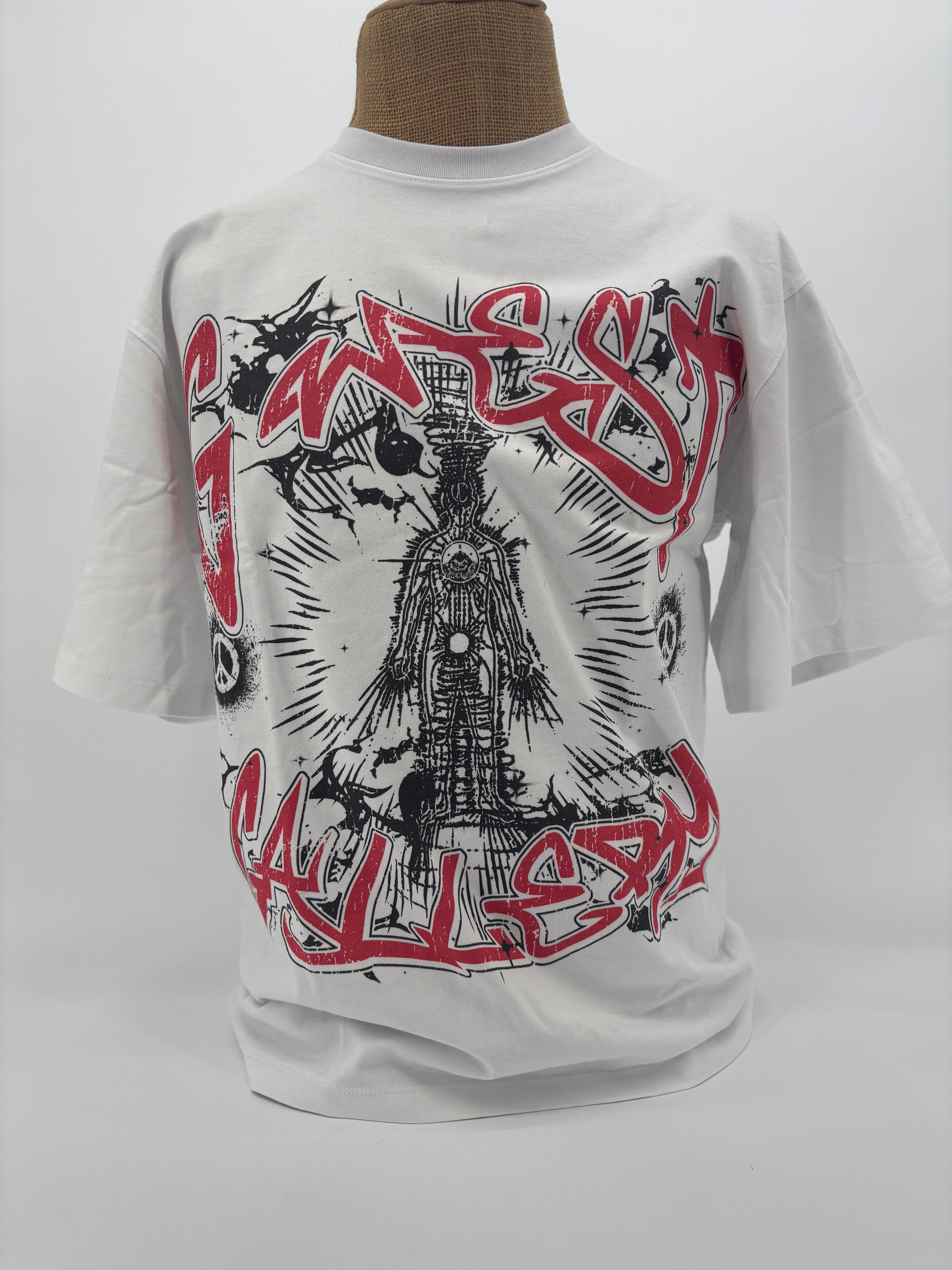 GWest Energy Tee Wht Grey