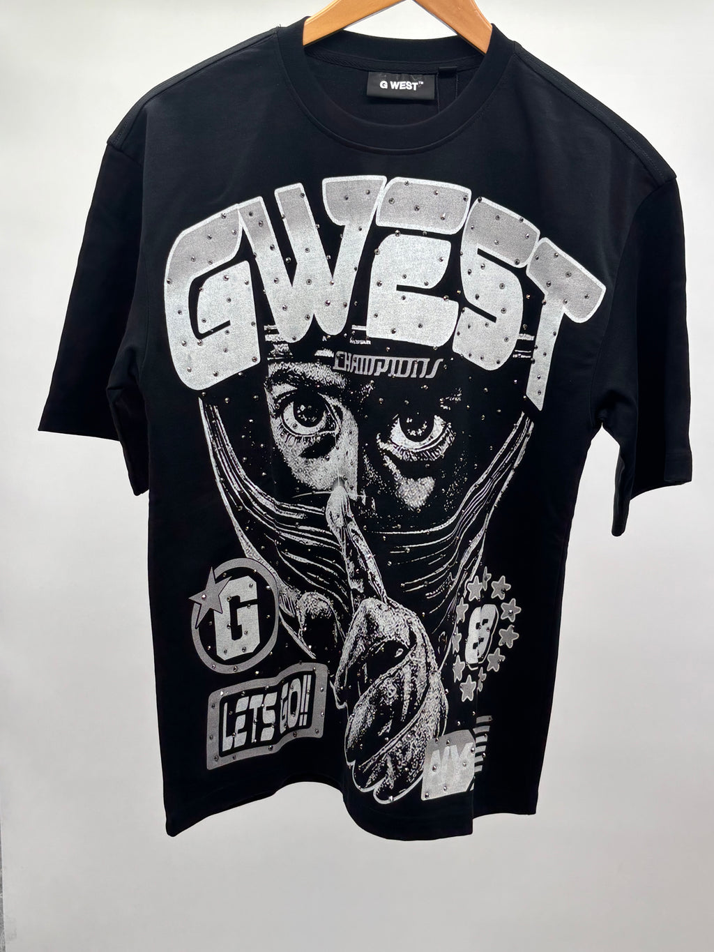 GWest Racing Division Tee Blk