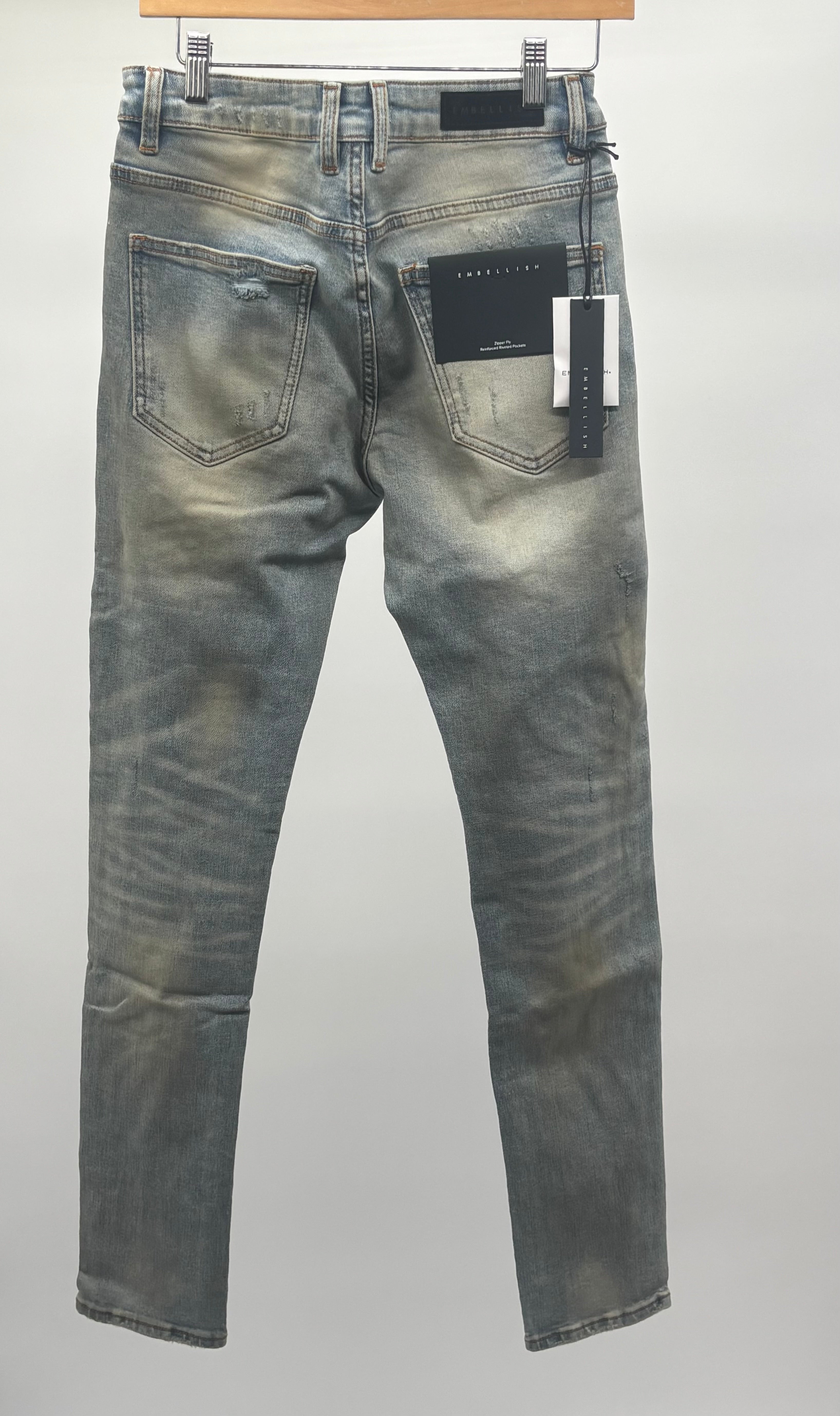 Embellish David Skinny Lt Blue