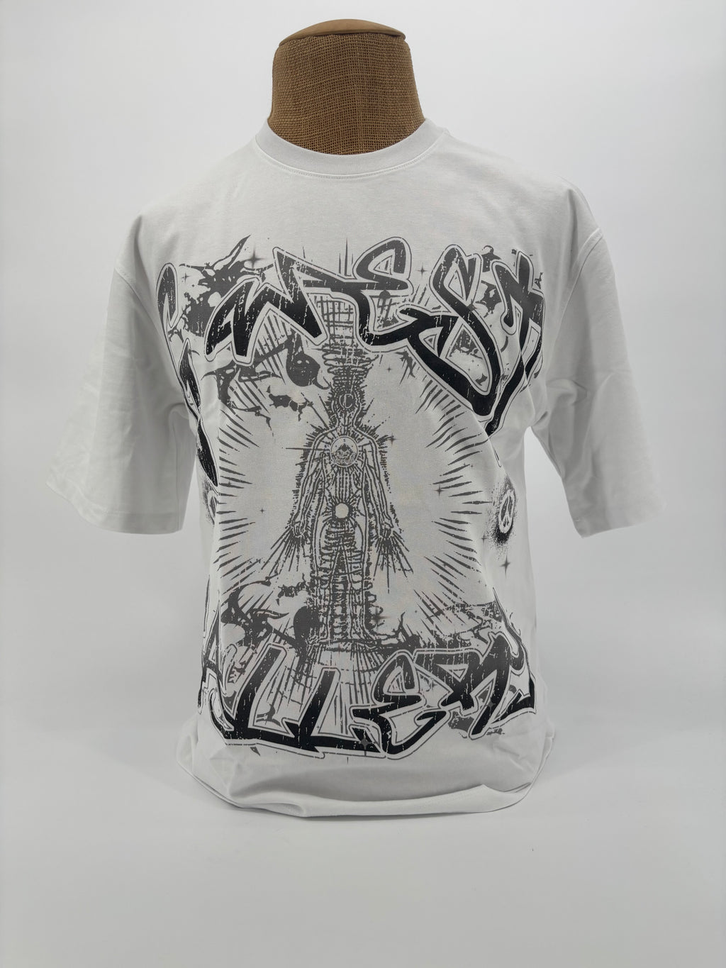 GWest Energy Tee Wht Blk