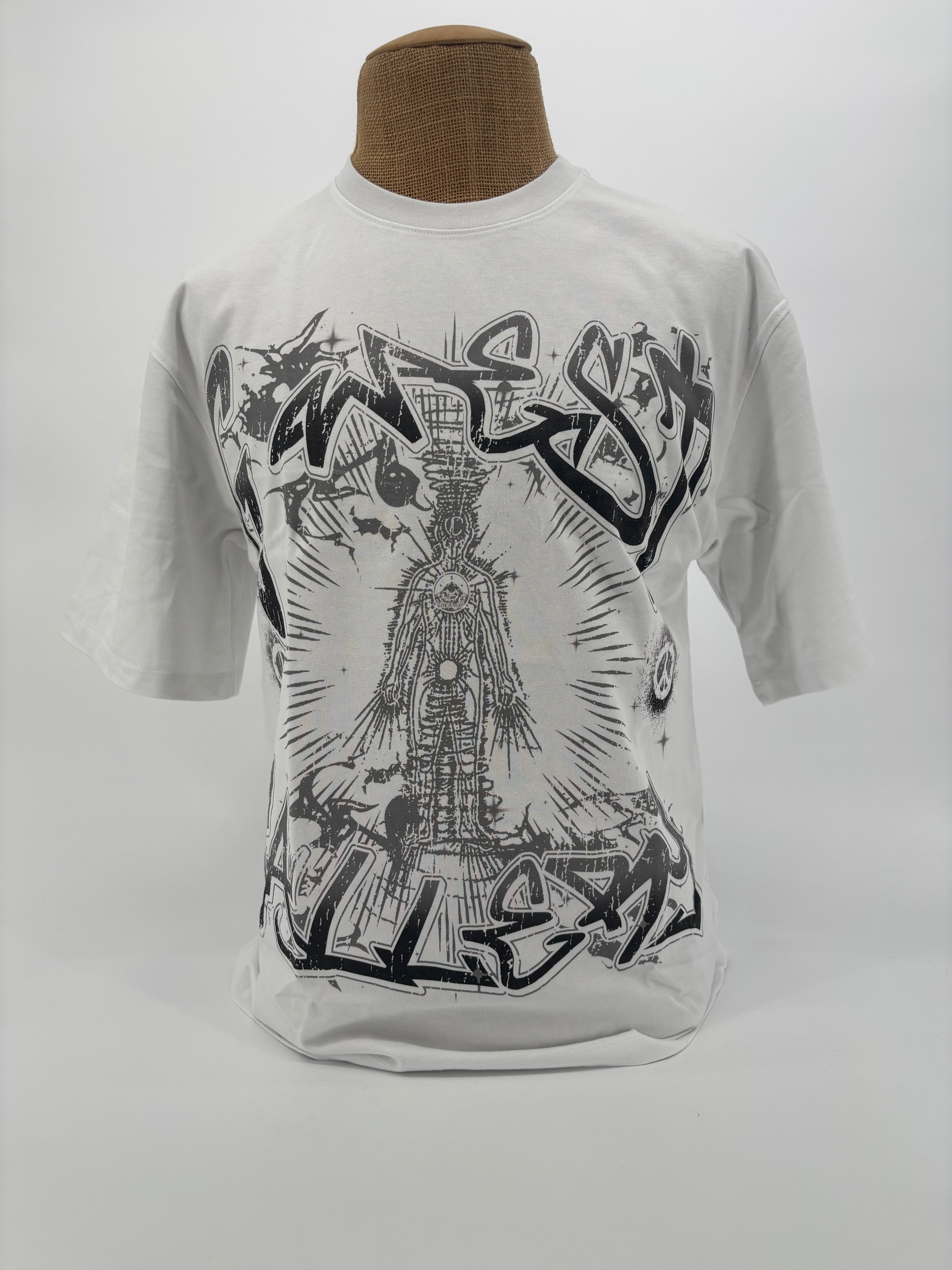 GWest Energy Tee Wht Blk