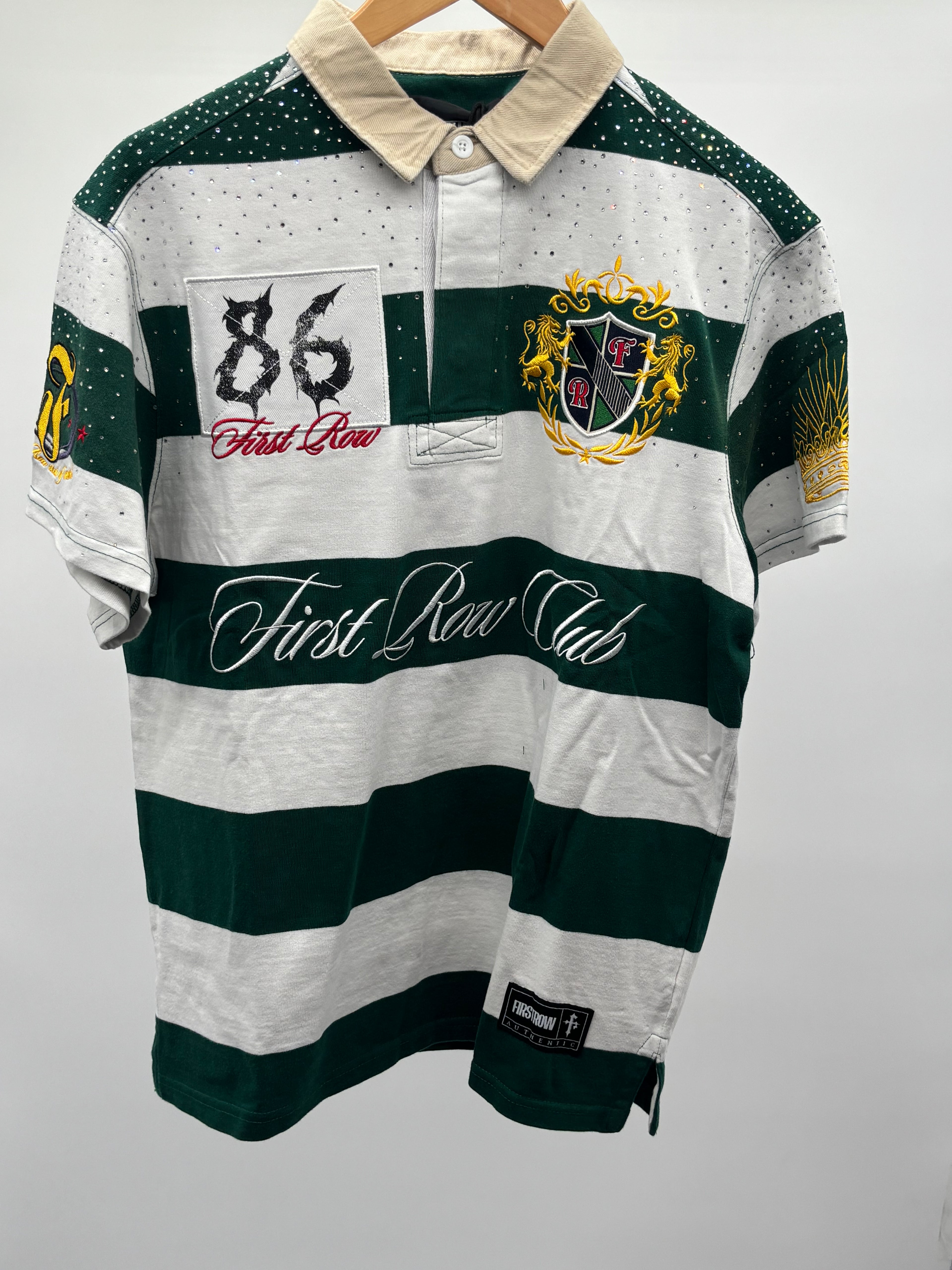 First Row Rugby Polo Green