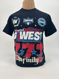 GWest 777 Tee Blk Blue