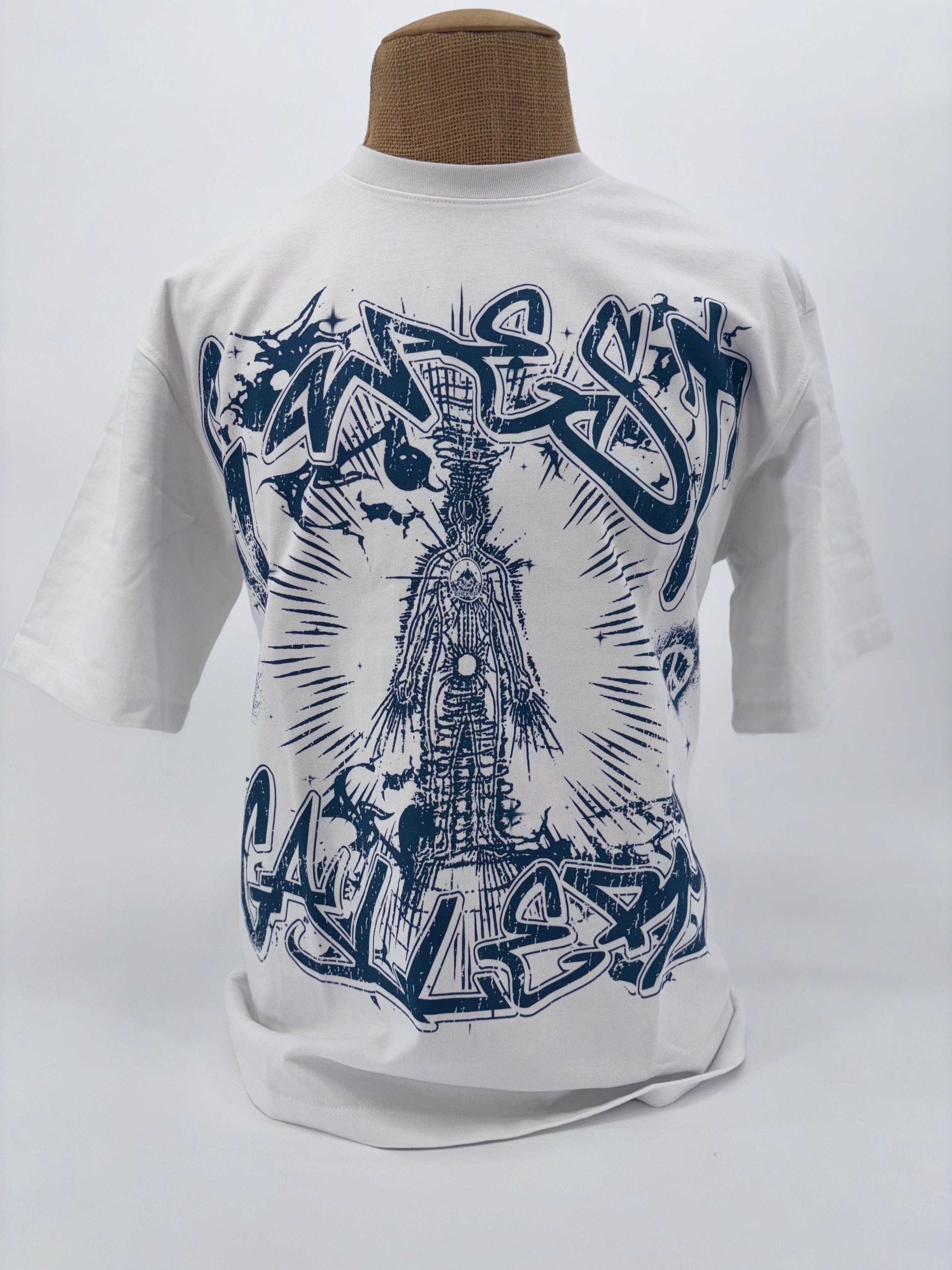 GWest Energy Tee Wht Blue