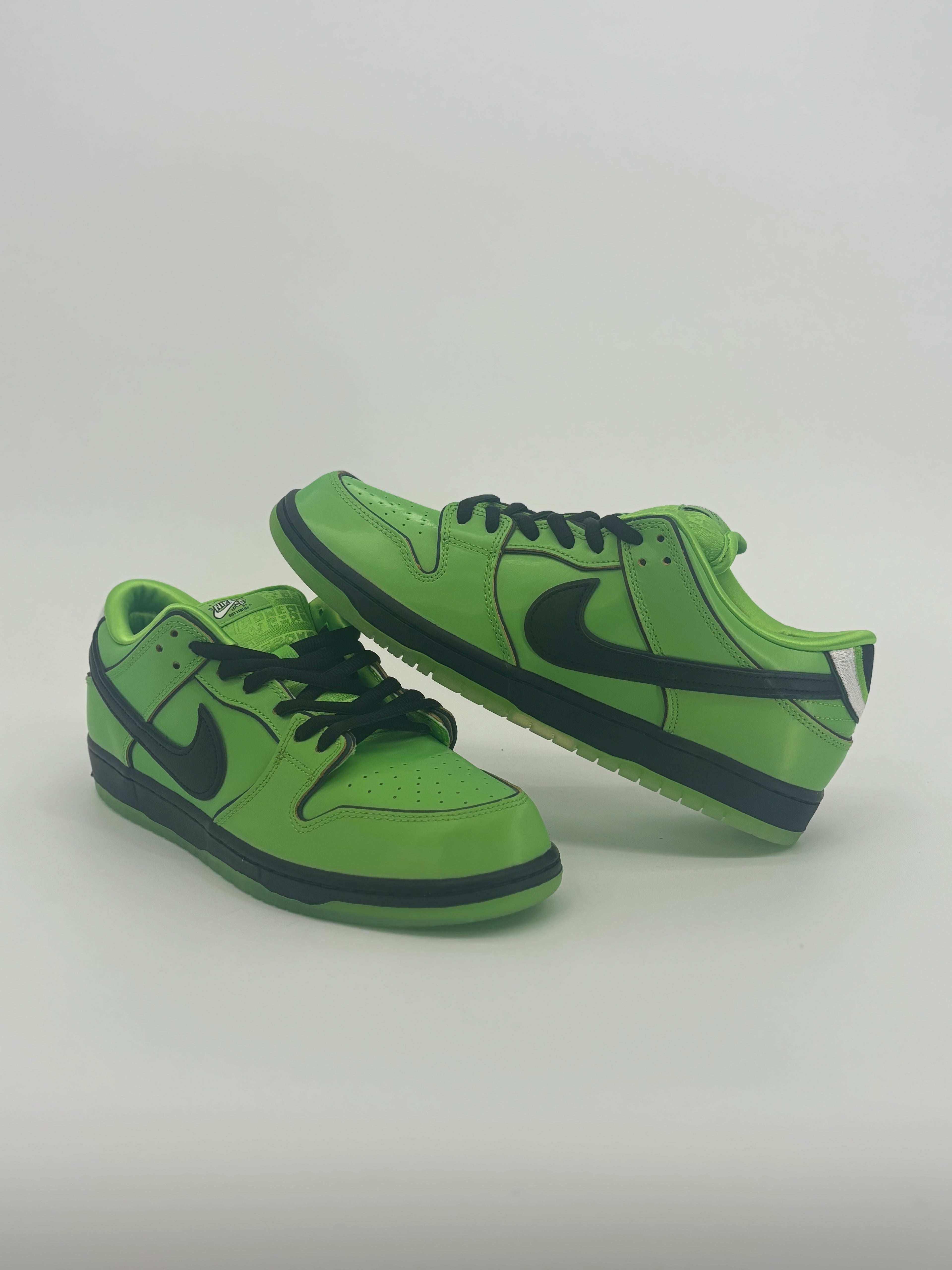 Nike Dunks Power Puff Green