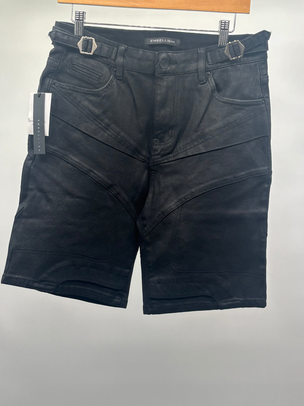 Embellish Drone Shorts Blk Wax
