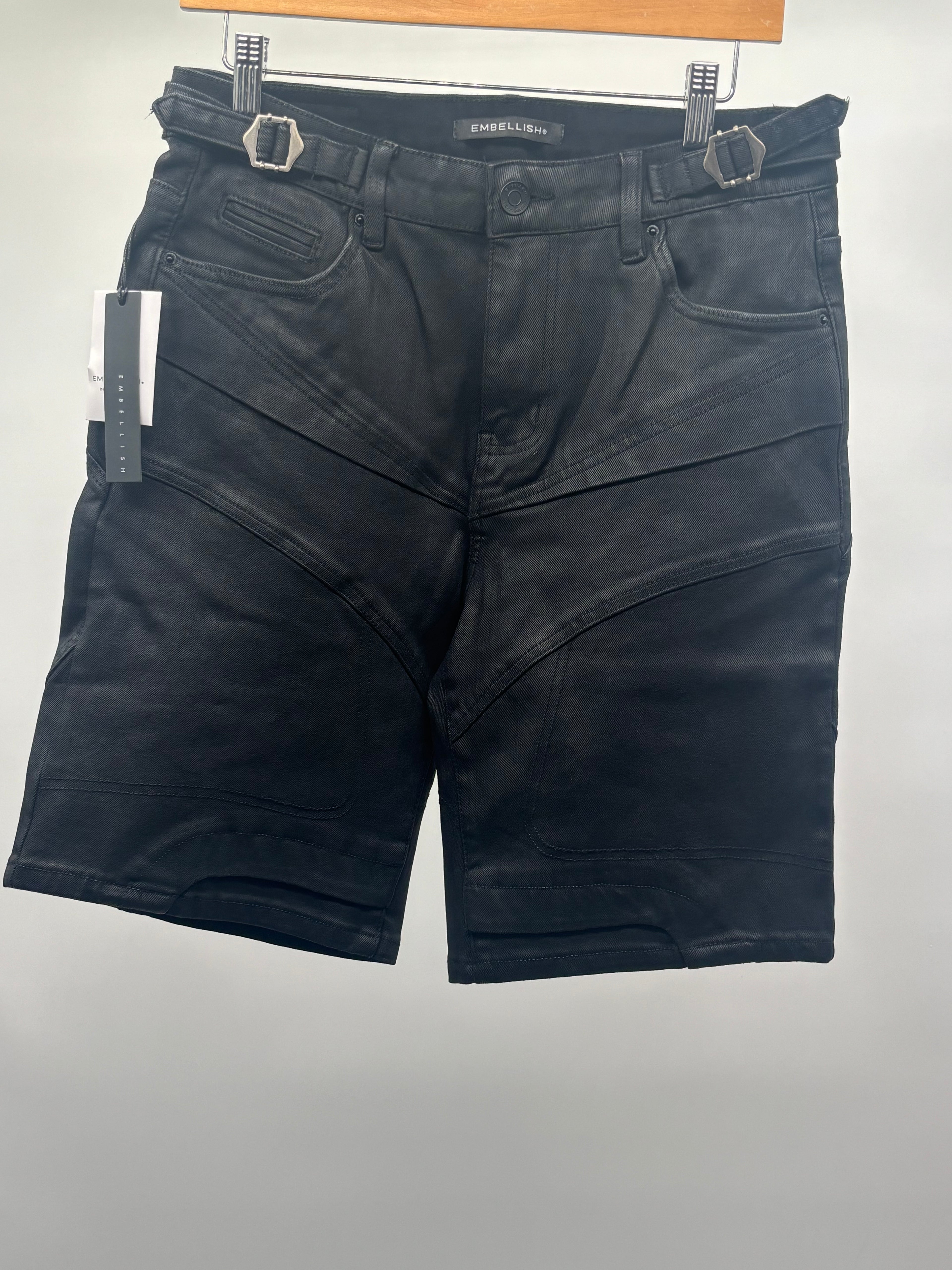 Embellish Drone Shorts Blk Wax