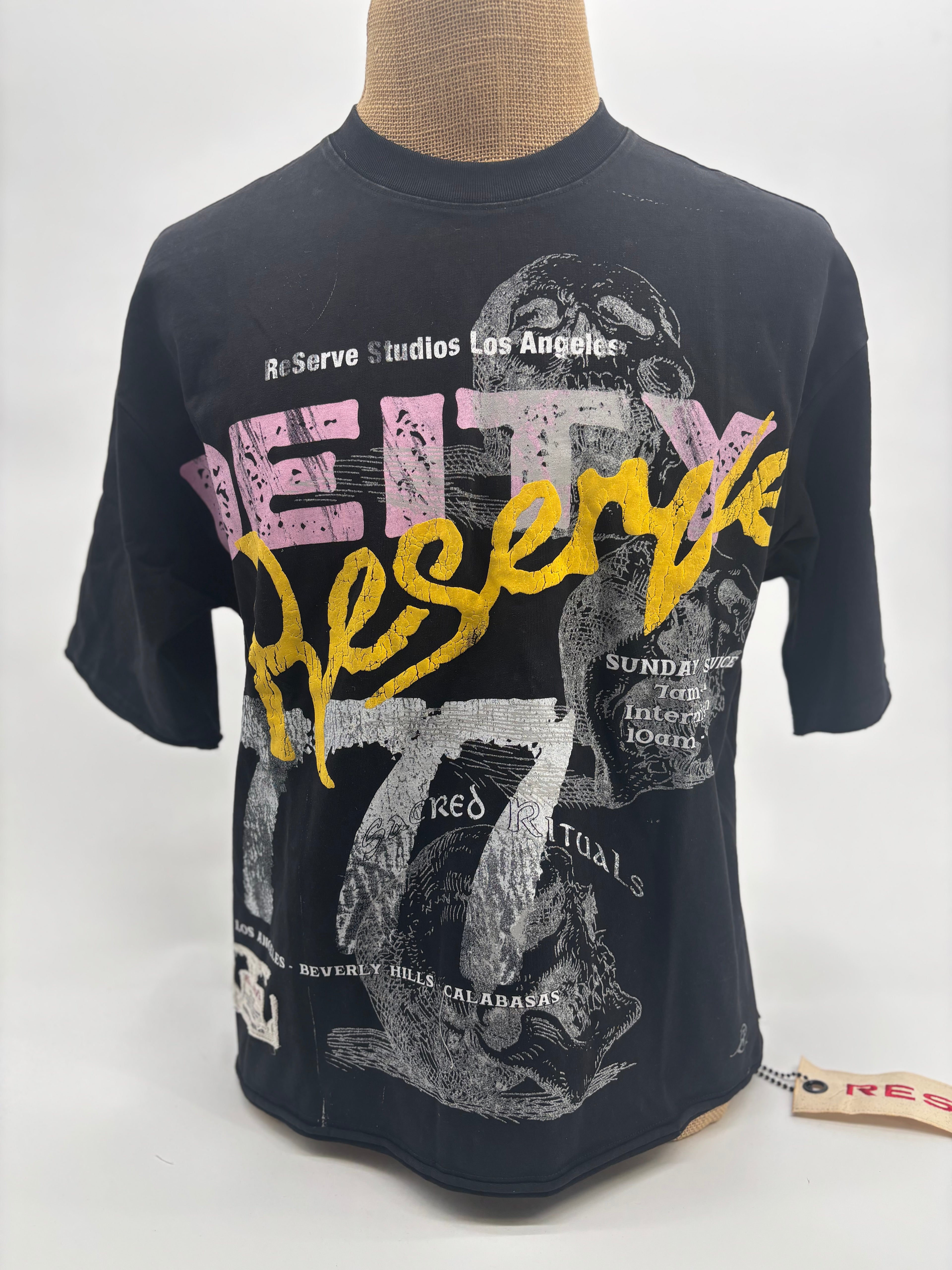Reserve Skully Tee Blk