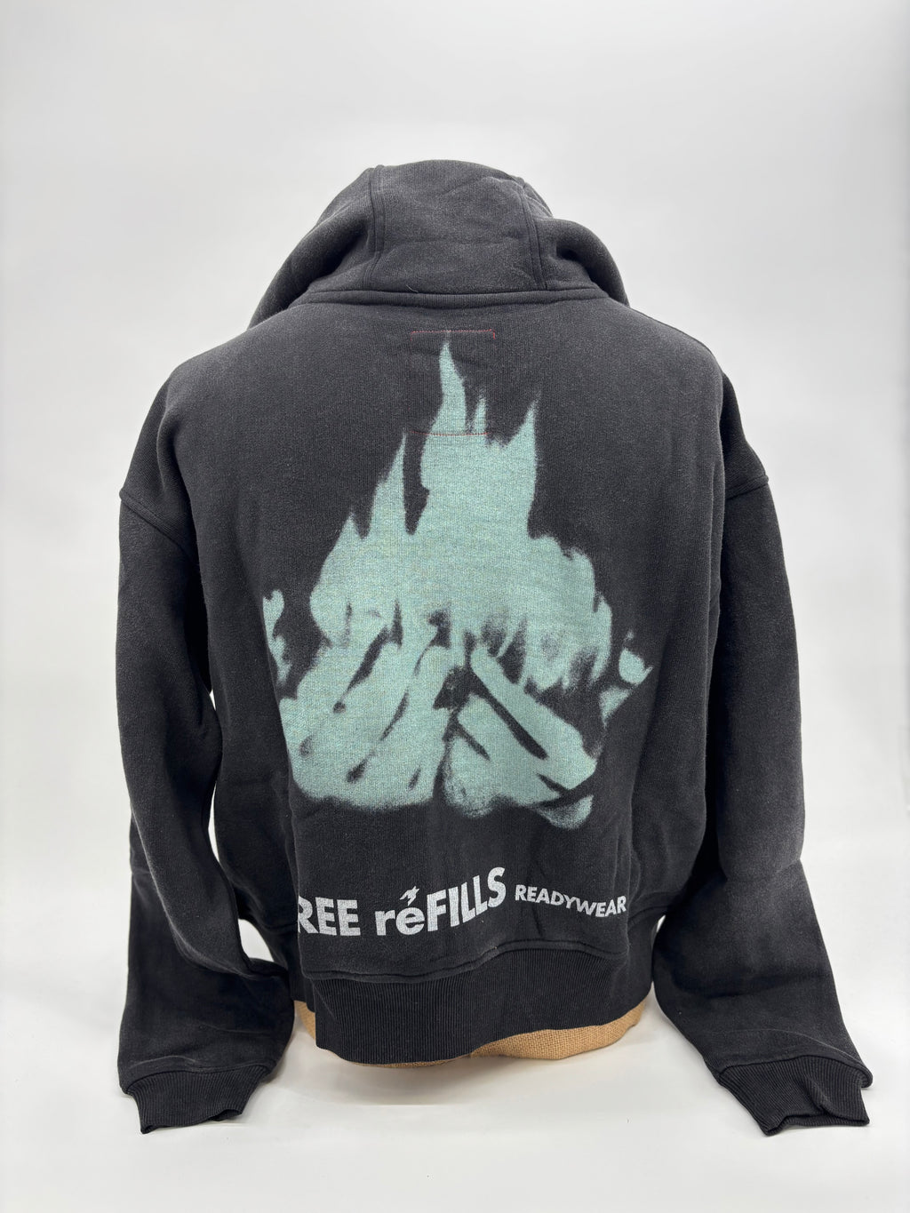 FR Angels Hoodie Vntg Blk