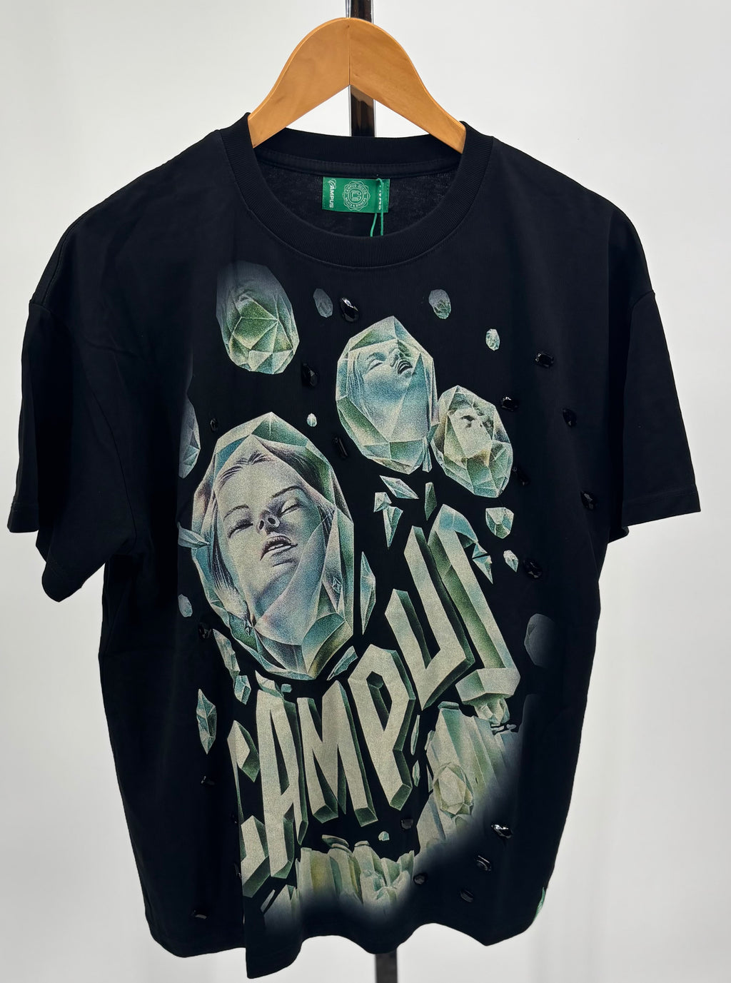 Campus Crystal Mind Tee Blk