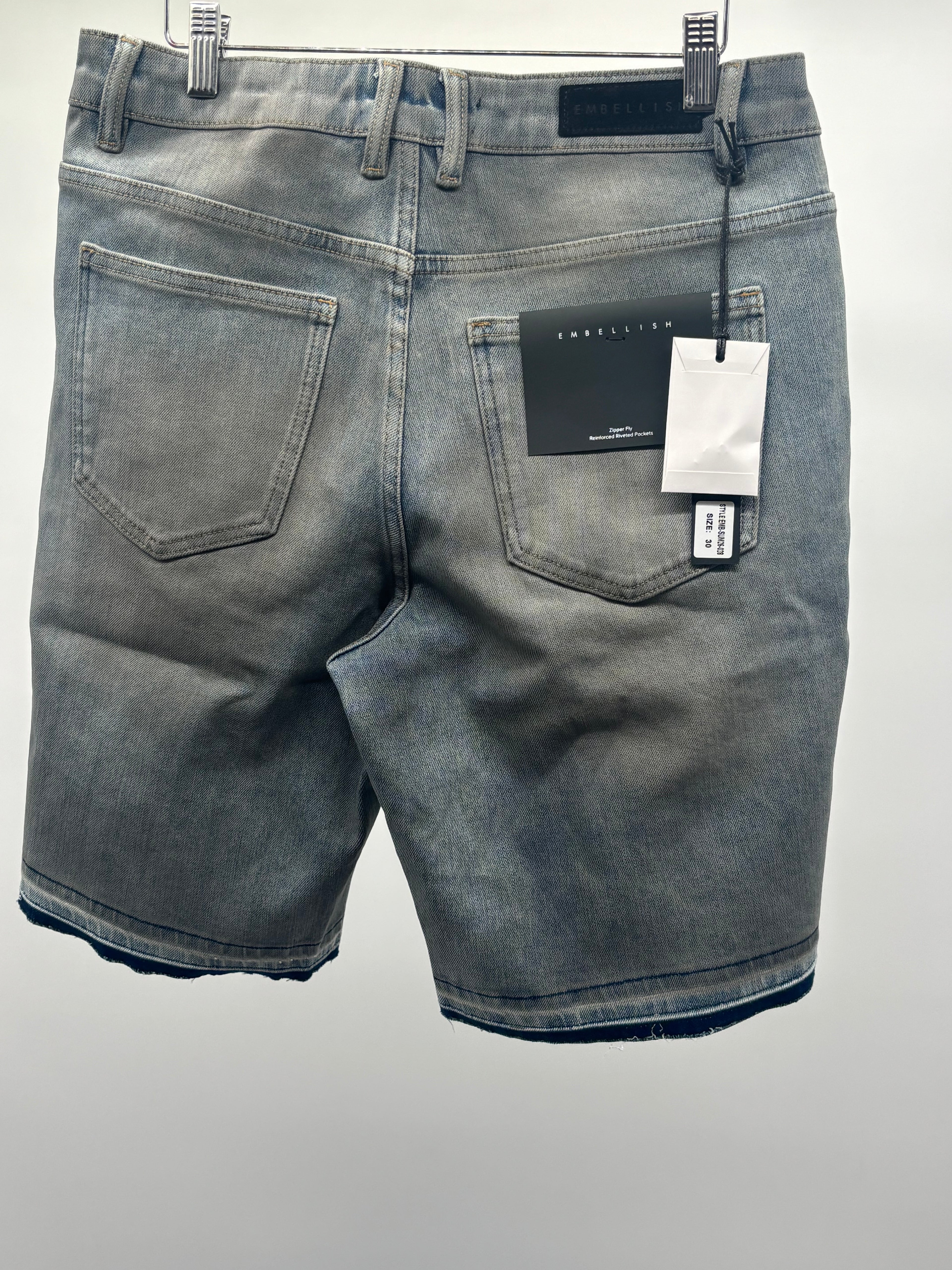 Embellish Easy Shorts Med Blue