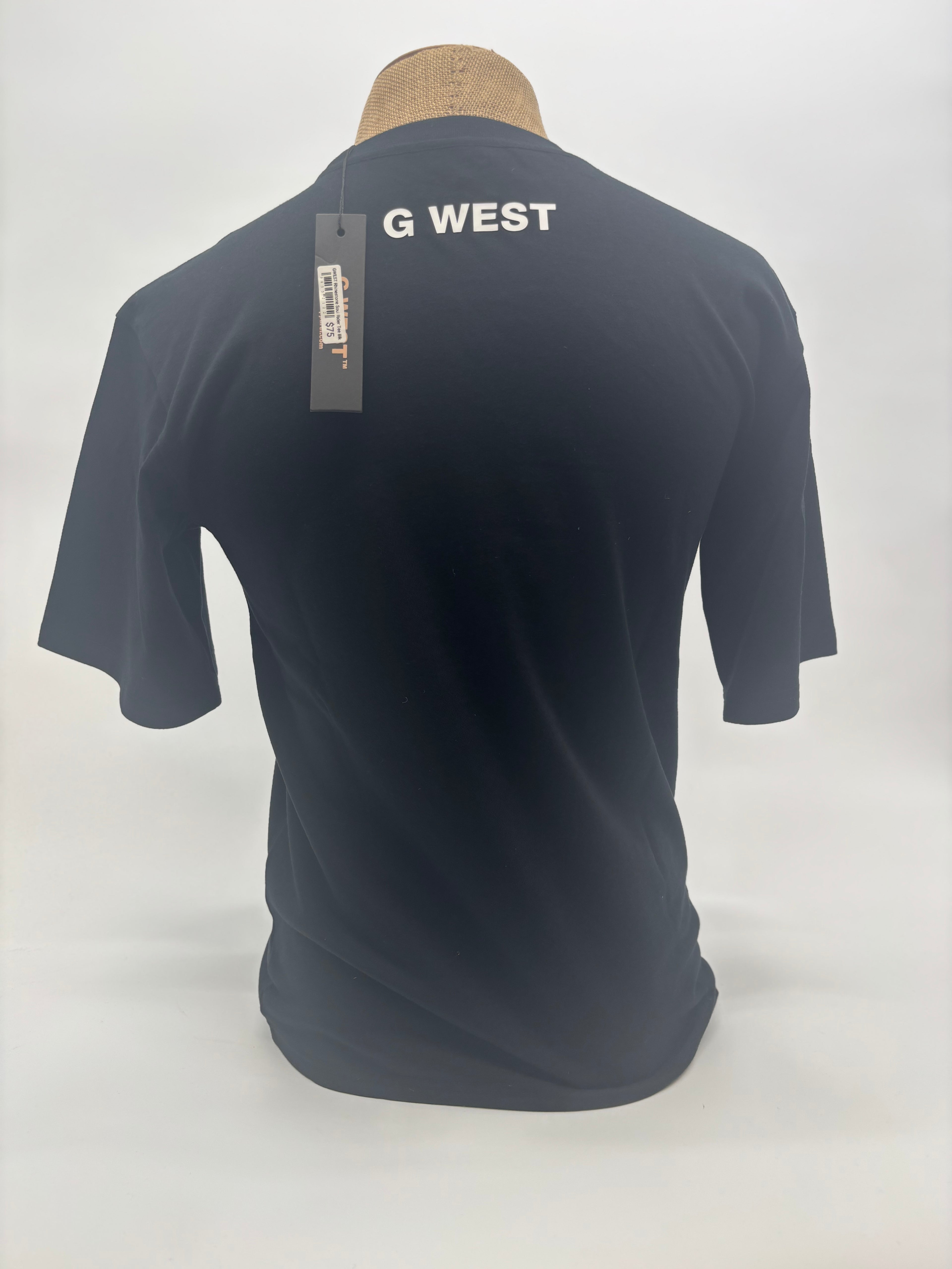 GWest Rhinestone Soul Rider Tee Blk