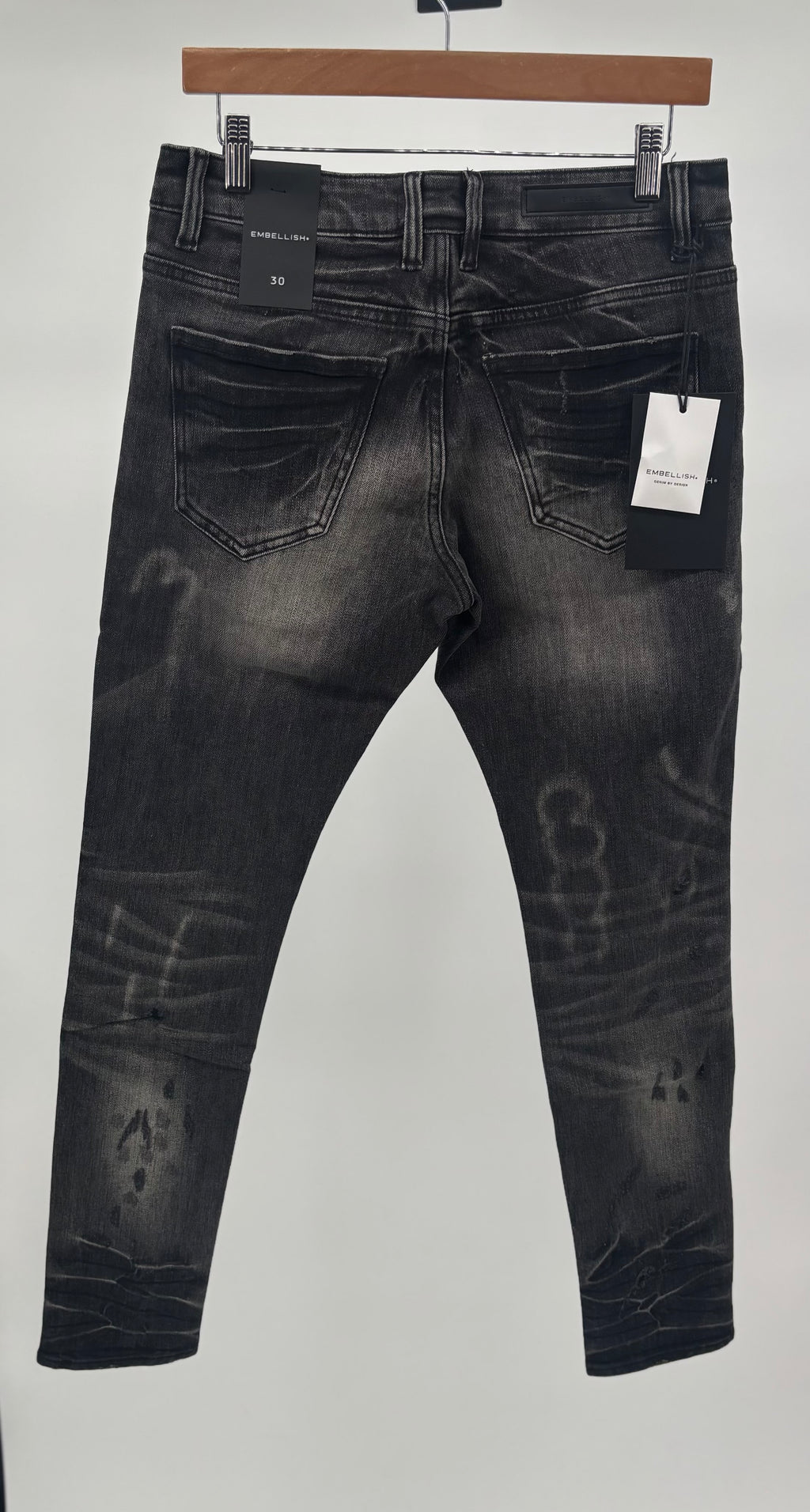 EMB David Skinny Grey Wash