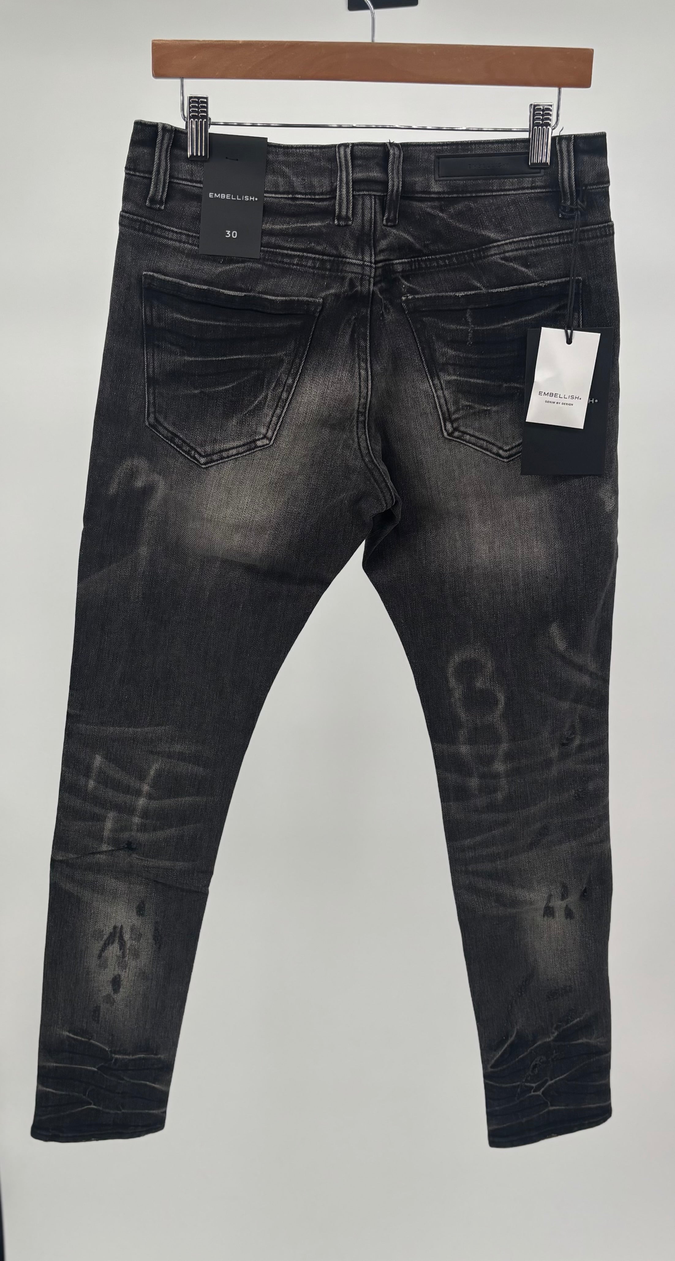 EMB David Skinny Grey Wash