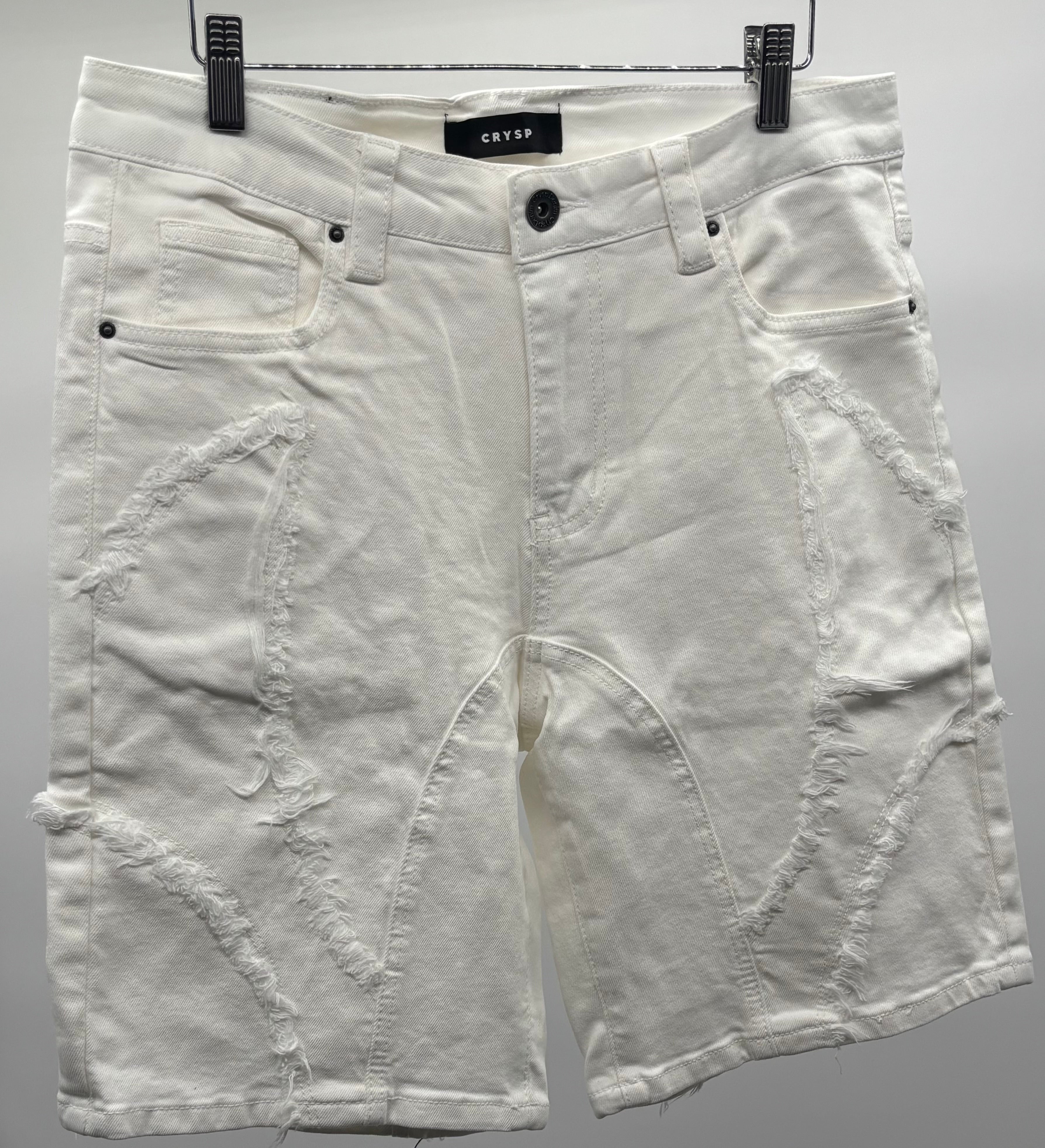 Crysp Rigged Shorts White