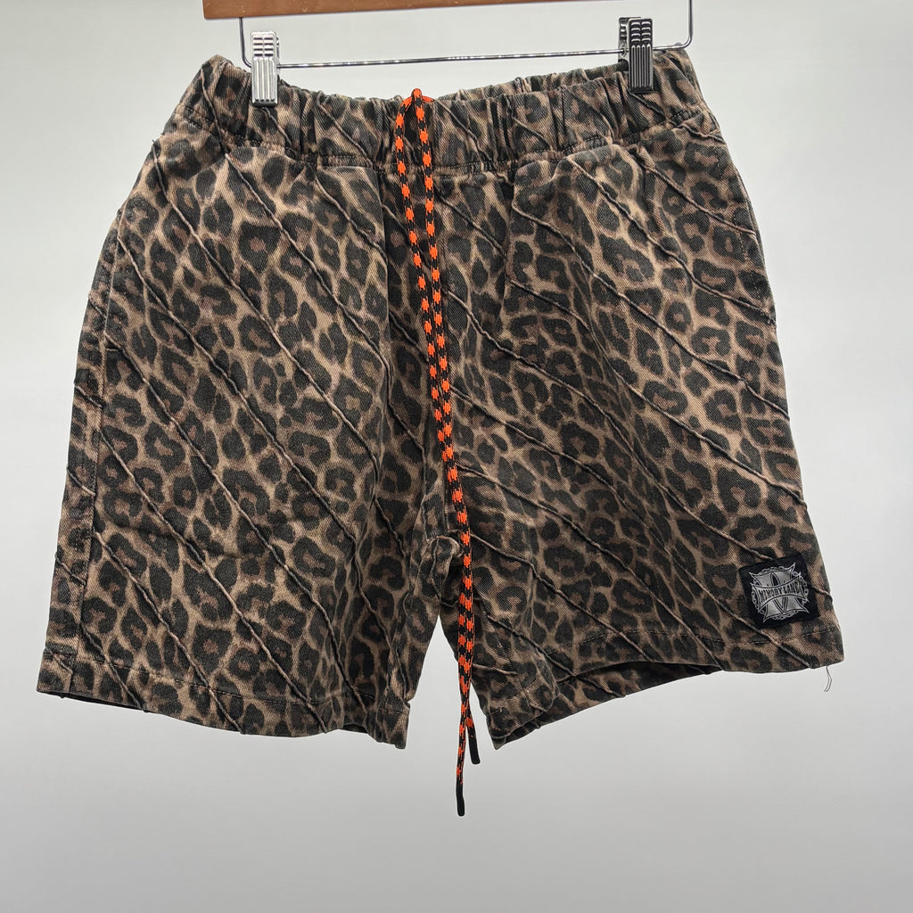 Memory Lane Printed Pattern Shorts Cheetah