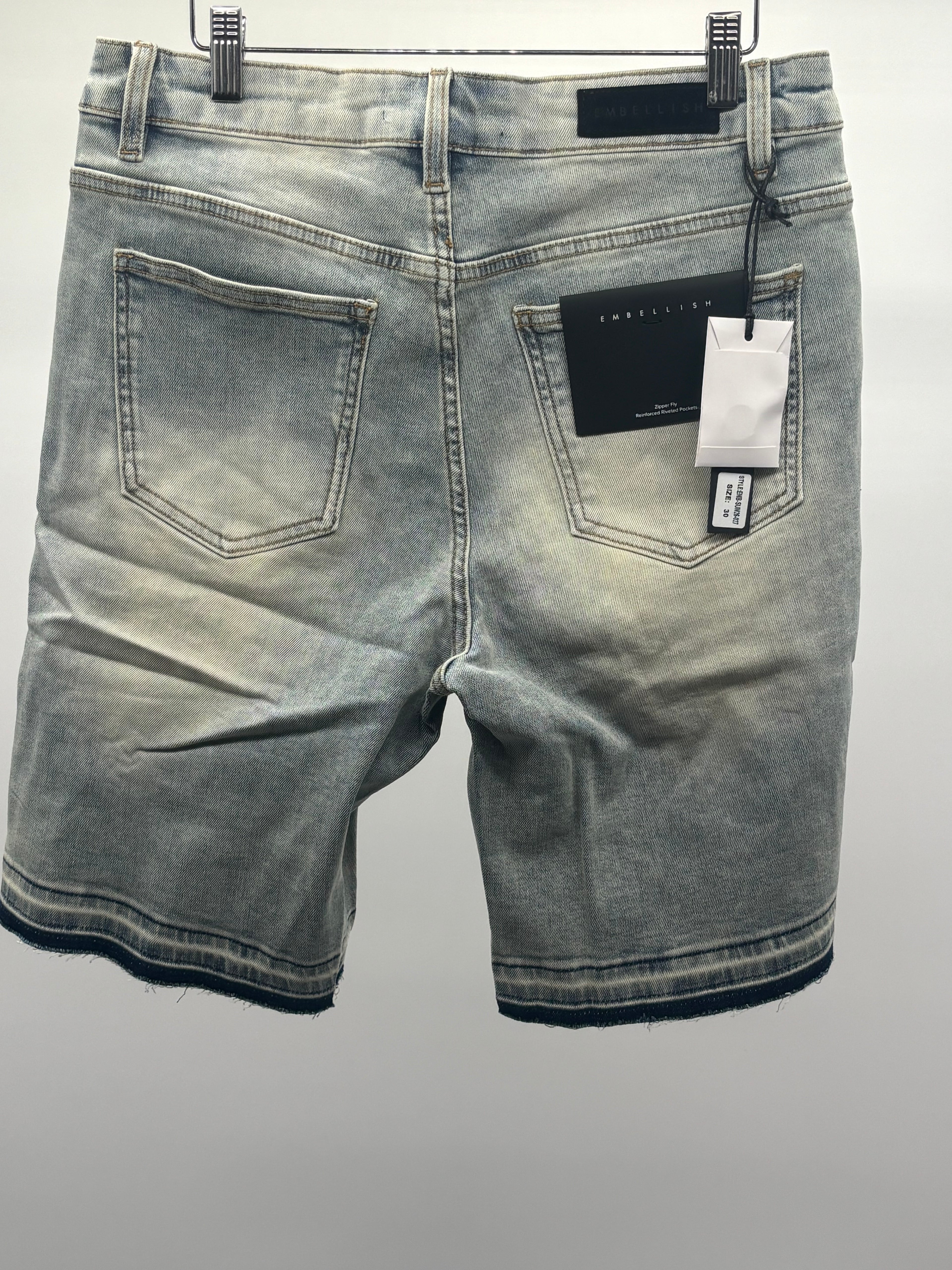 Embellish Easy Short Lt Blue