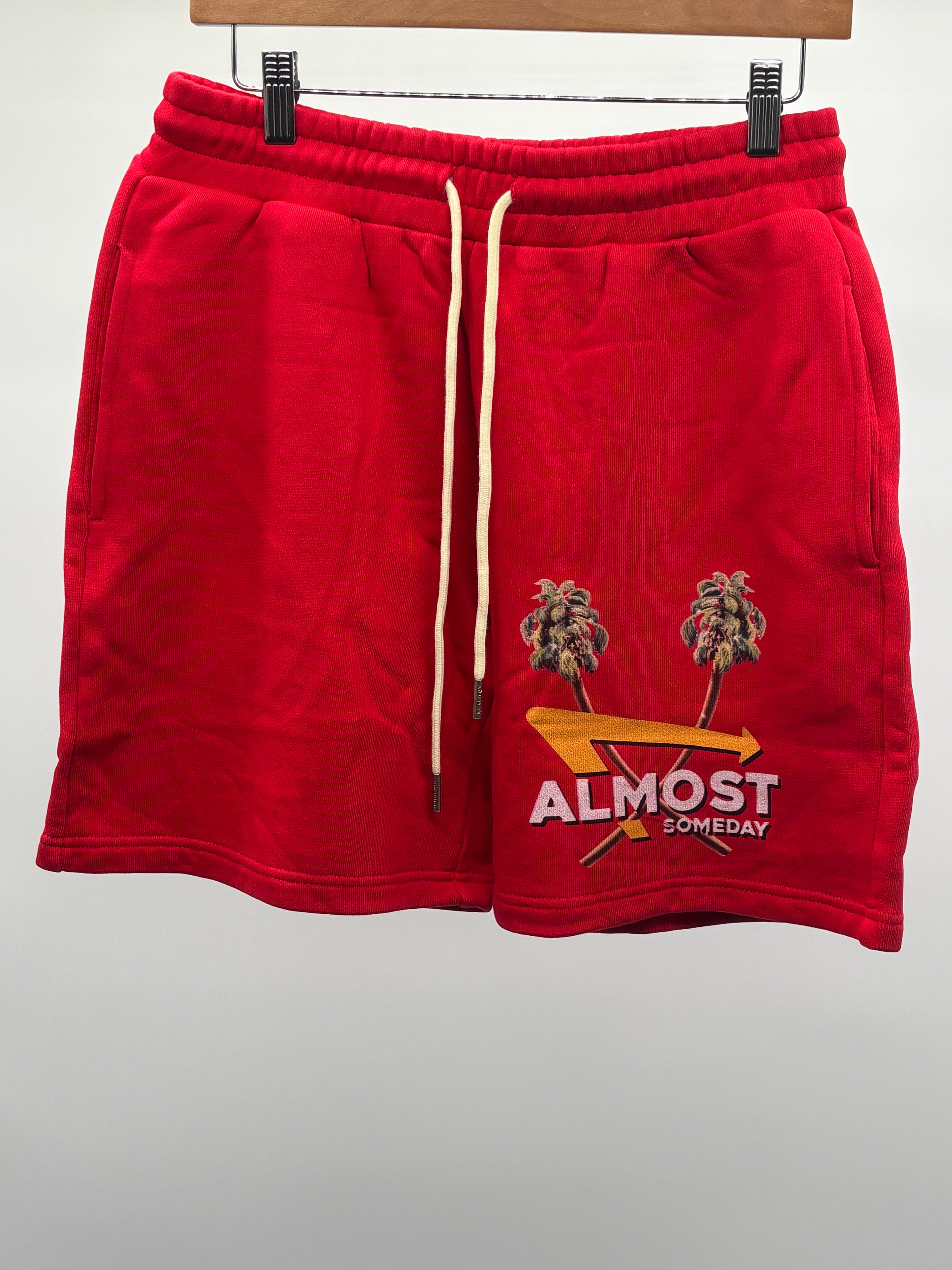 ALSO Drive Thru Fleece Shorts Red