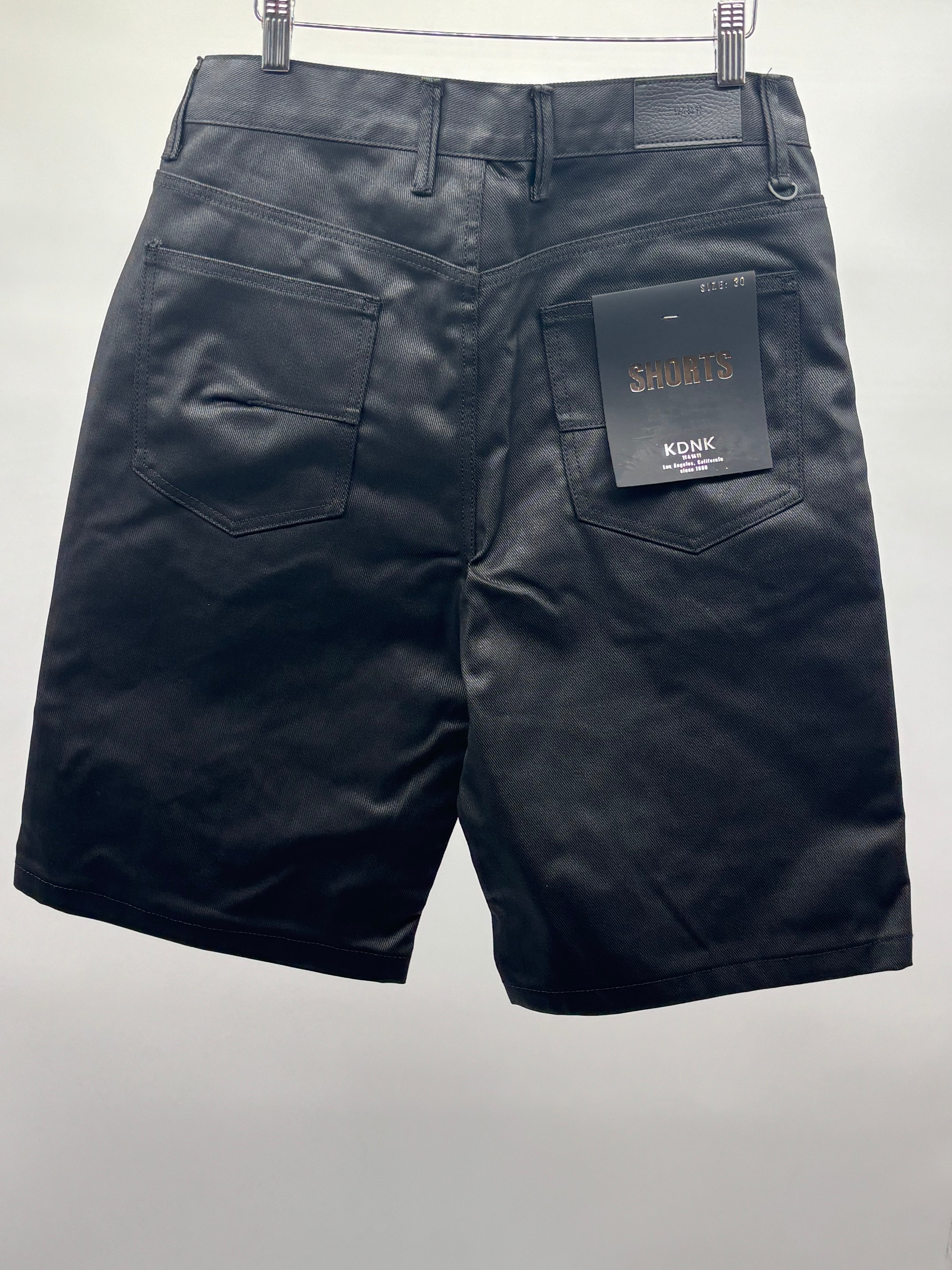 KDNK 3D Embossed Shorts Blk