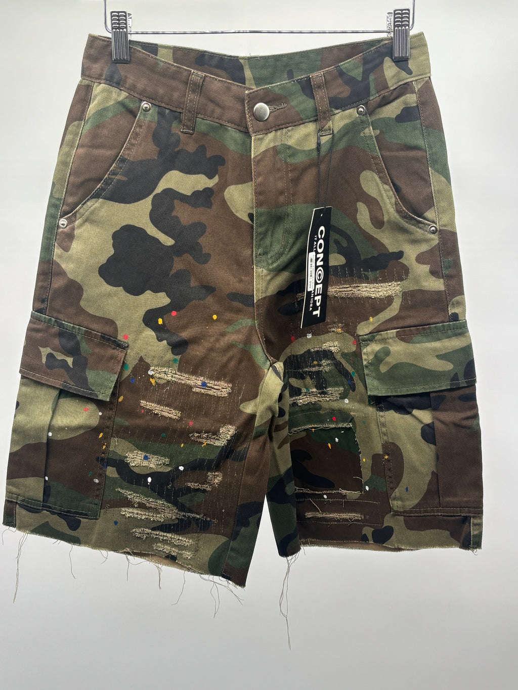 Concept LA Woodland Camo Shorts