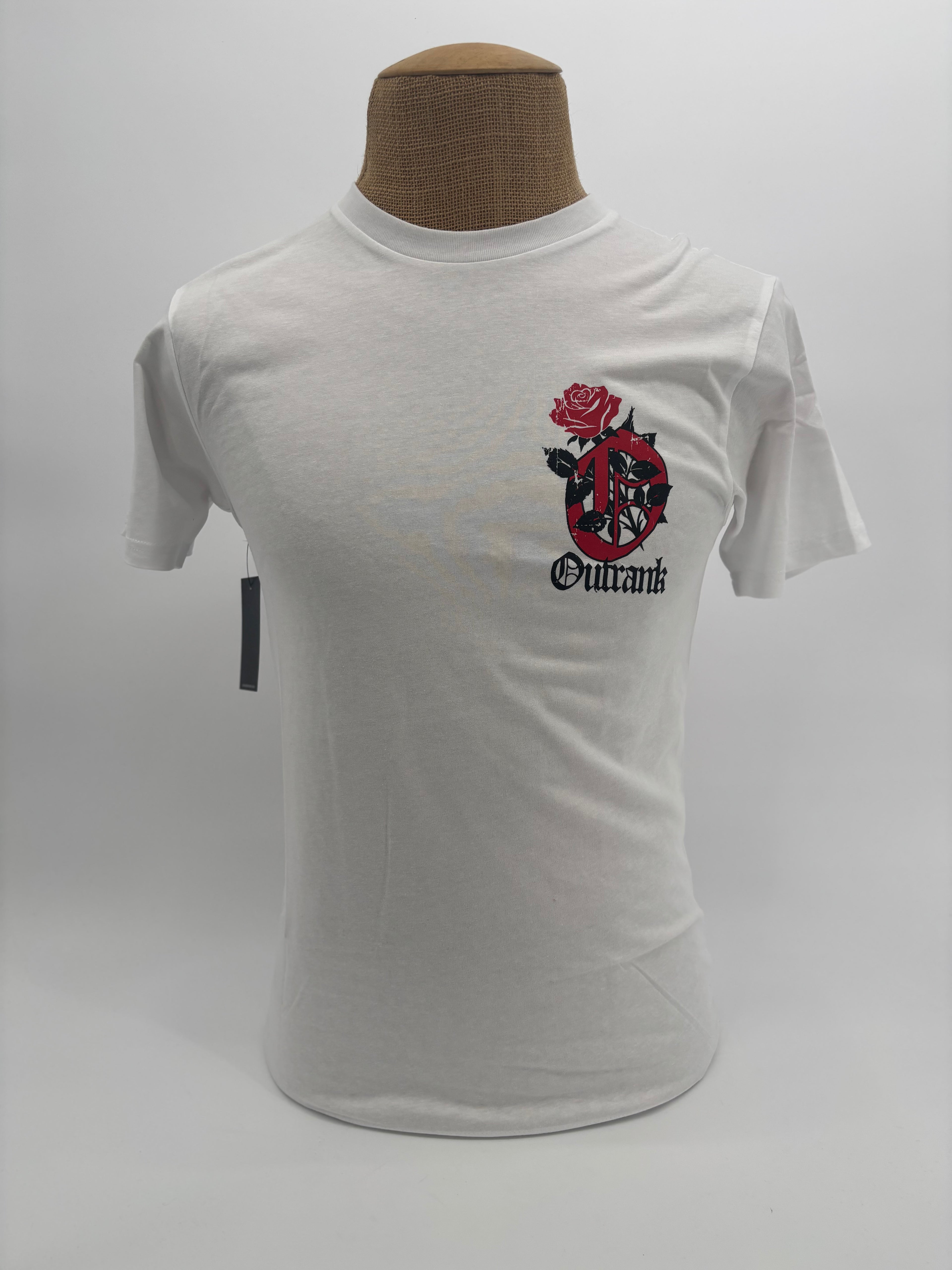 OR Rose Up Tee Wht