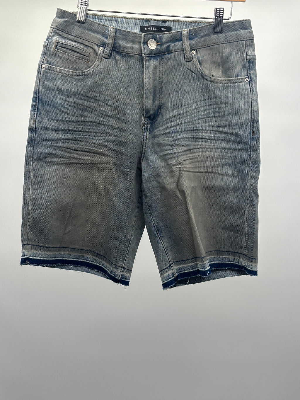 Embellish Easy Shorts Med Blue
