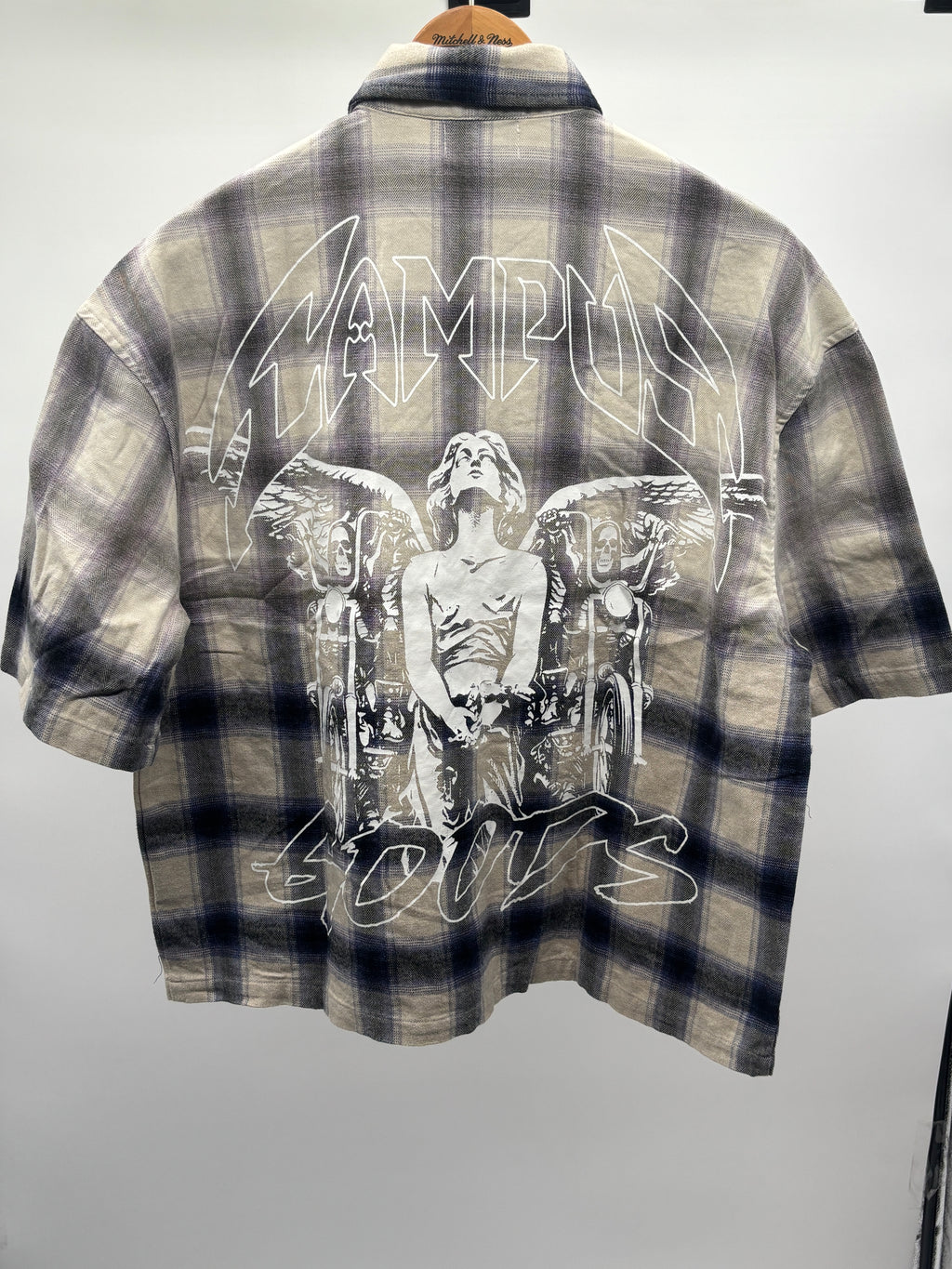 Campus Sun Fade Flannel Blk