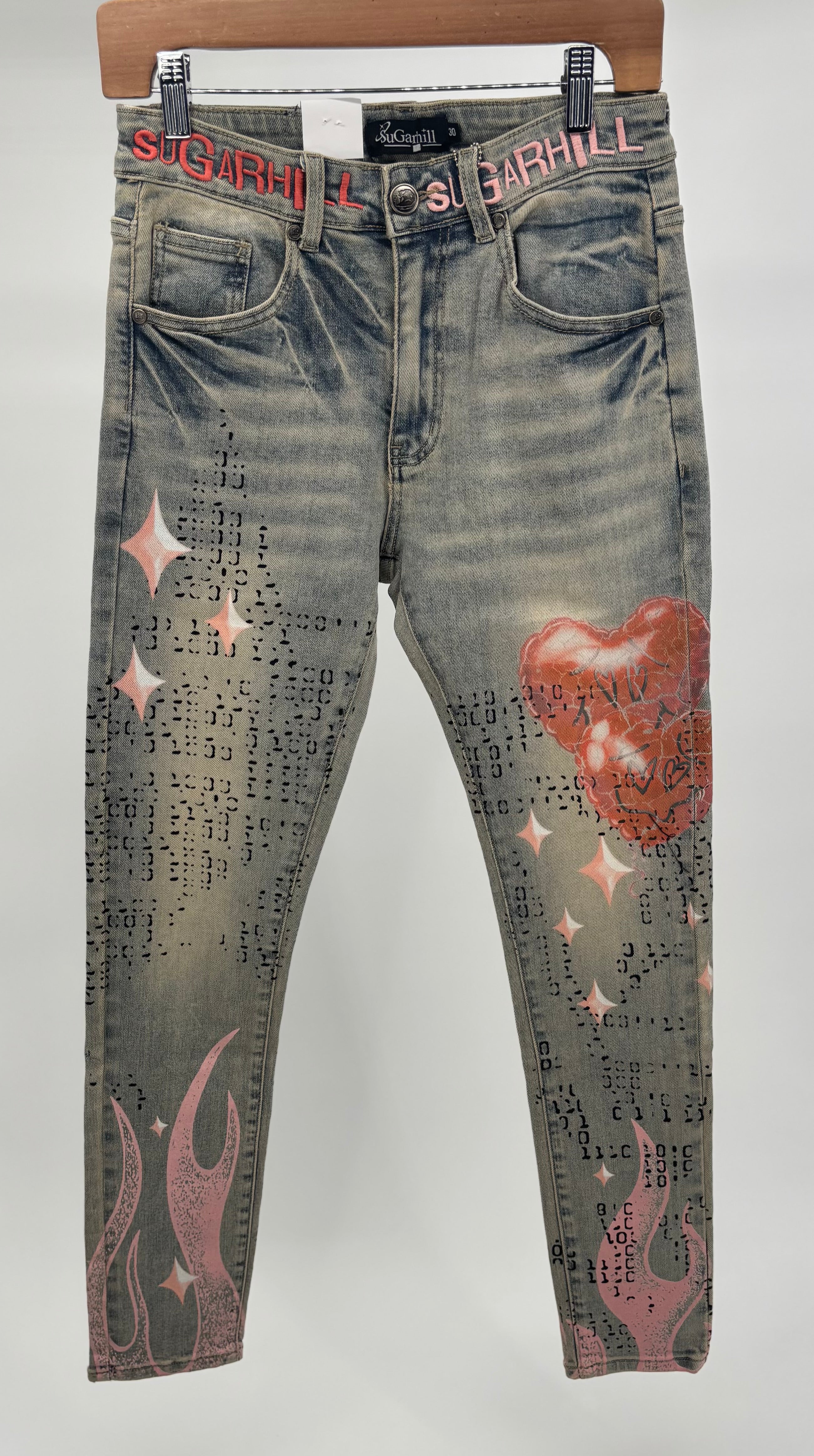 S.H. Disco Skinny Jeans Blue Wheat